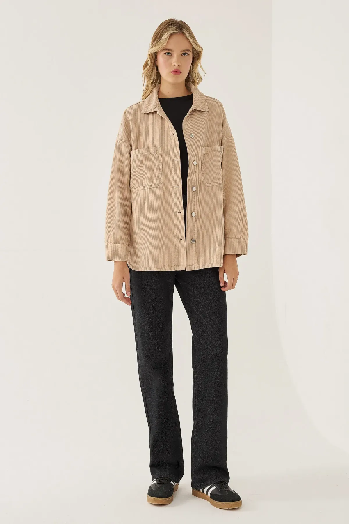 Oversized Velvet Shacket 2