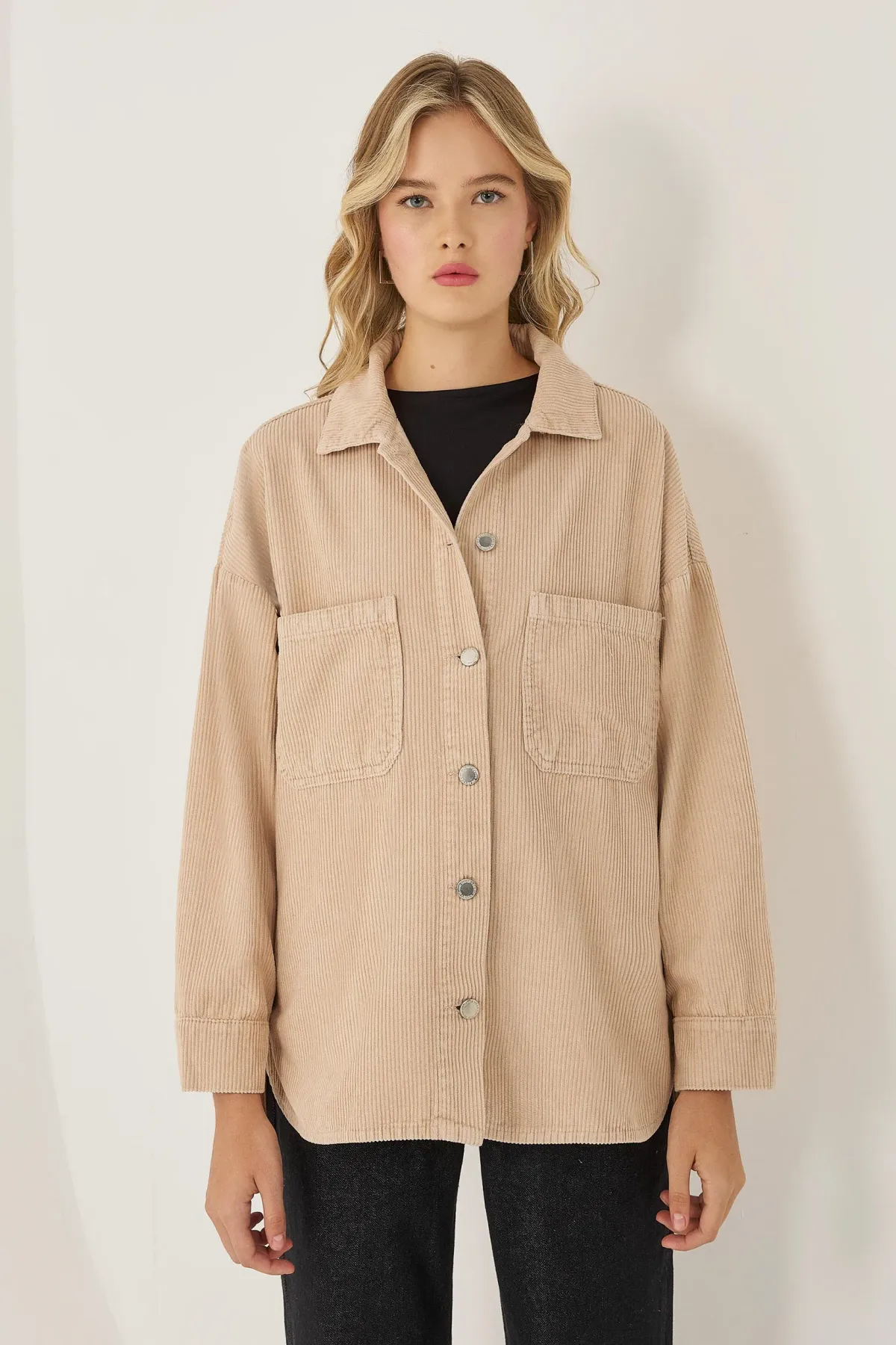 Oversized Velvet Shacket 4