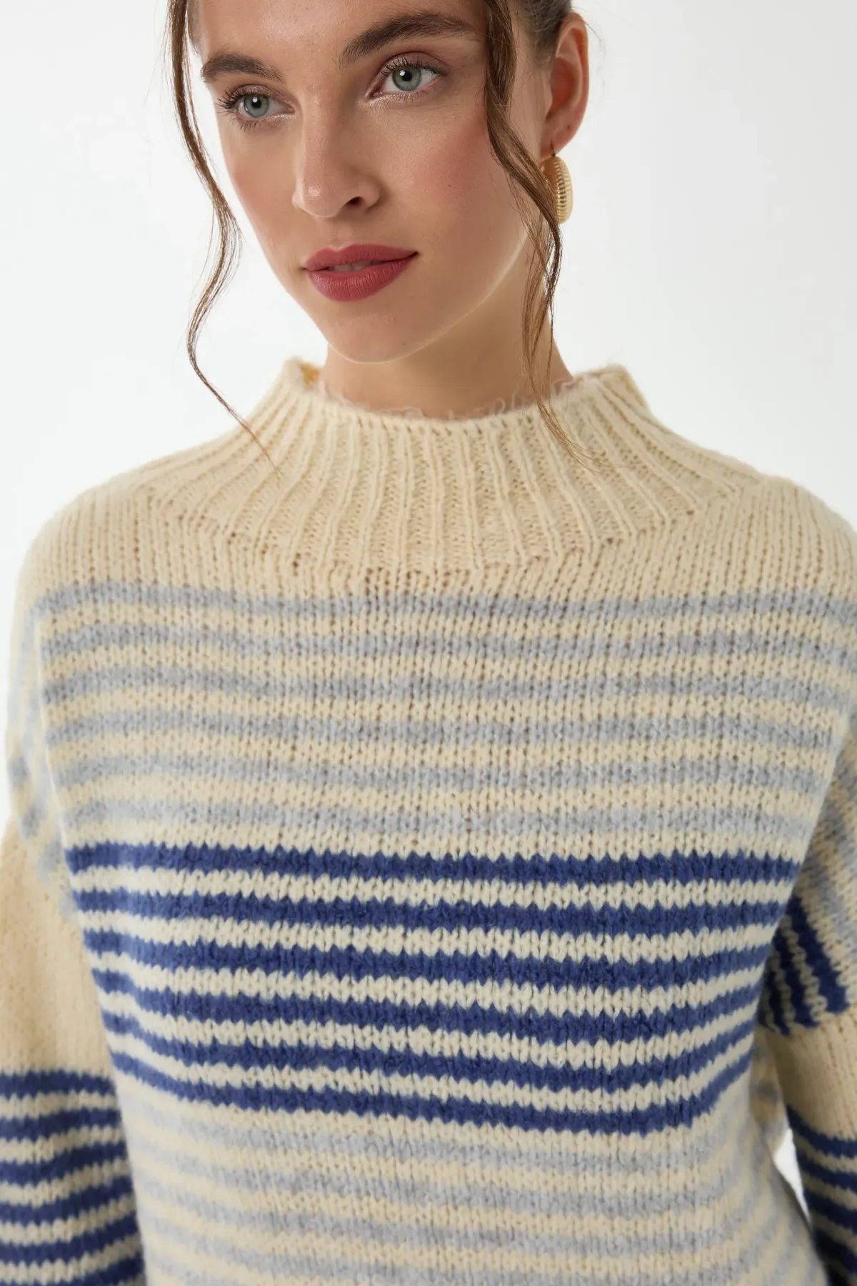 Relxed Fit Knit Sweater 5
