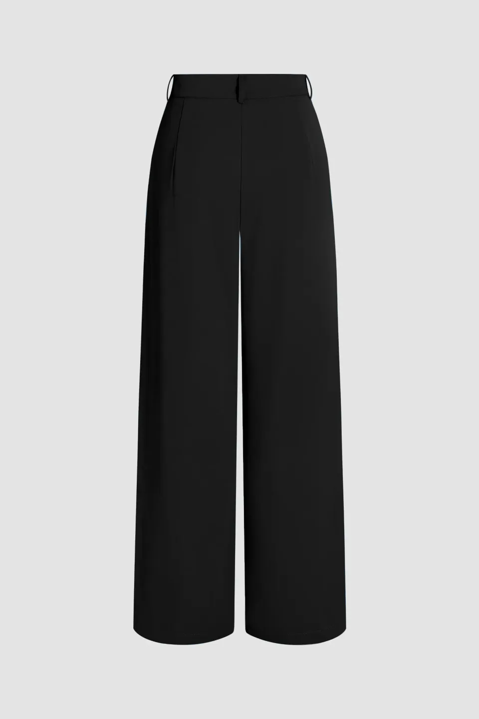 High Waist Wide Leg Pleated Pants