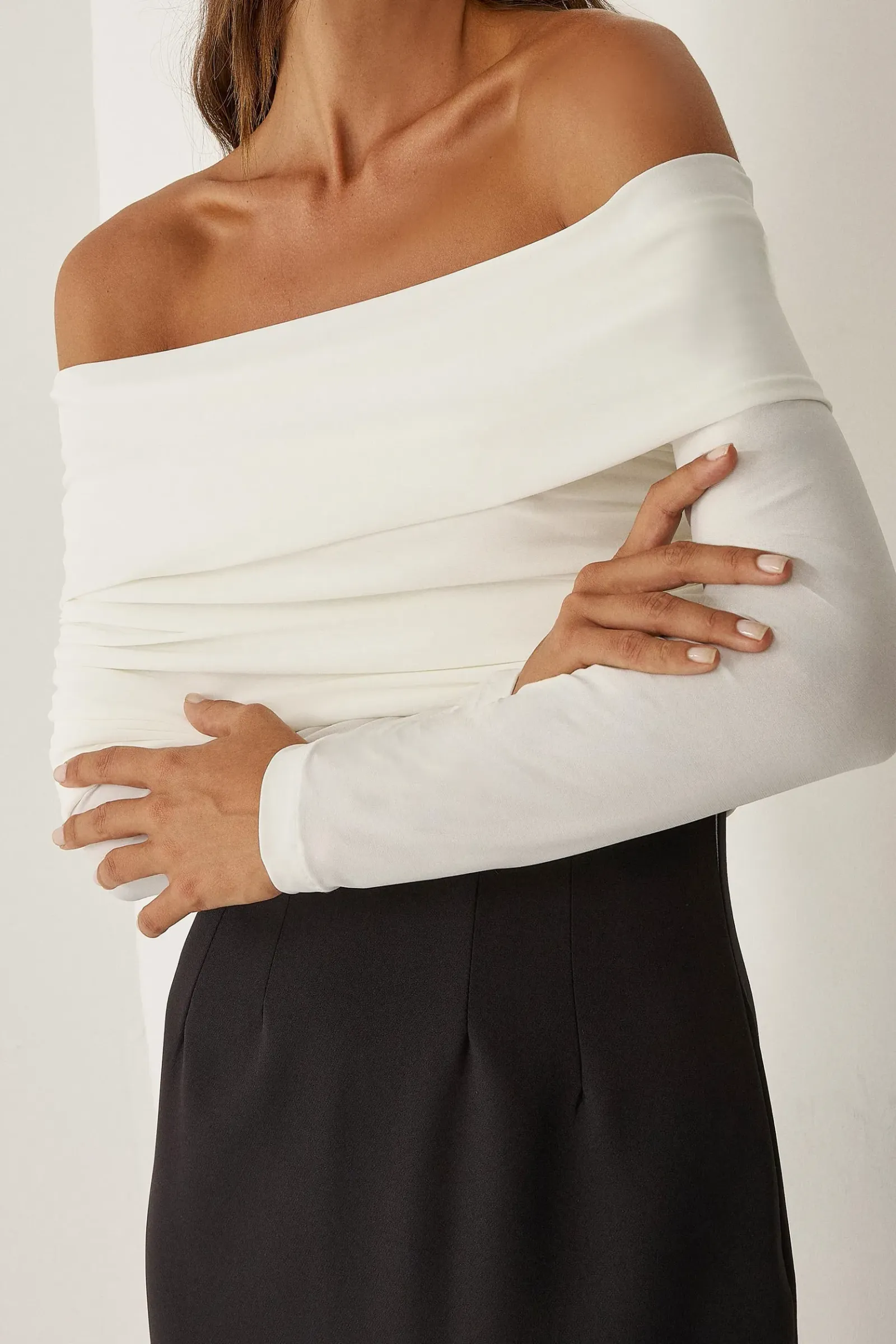 Off-Shouılder Bodycon Maxi Dress 4
