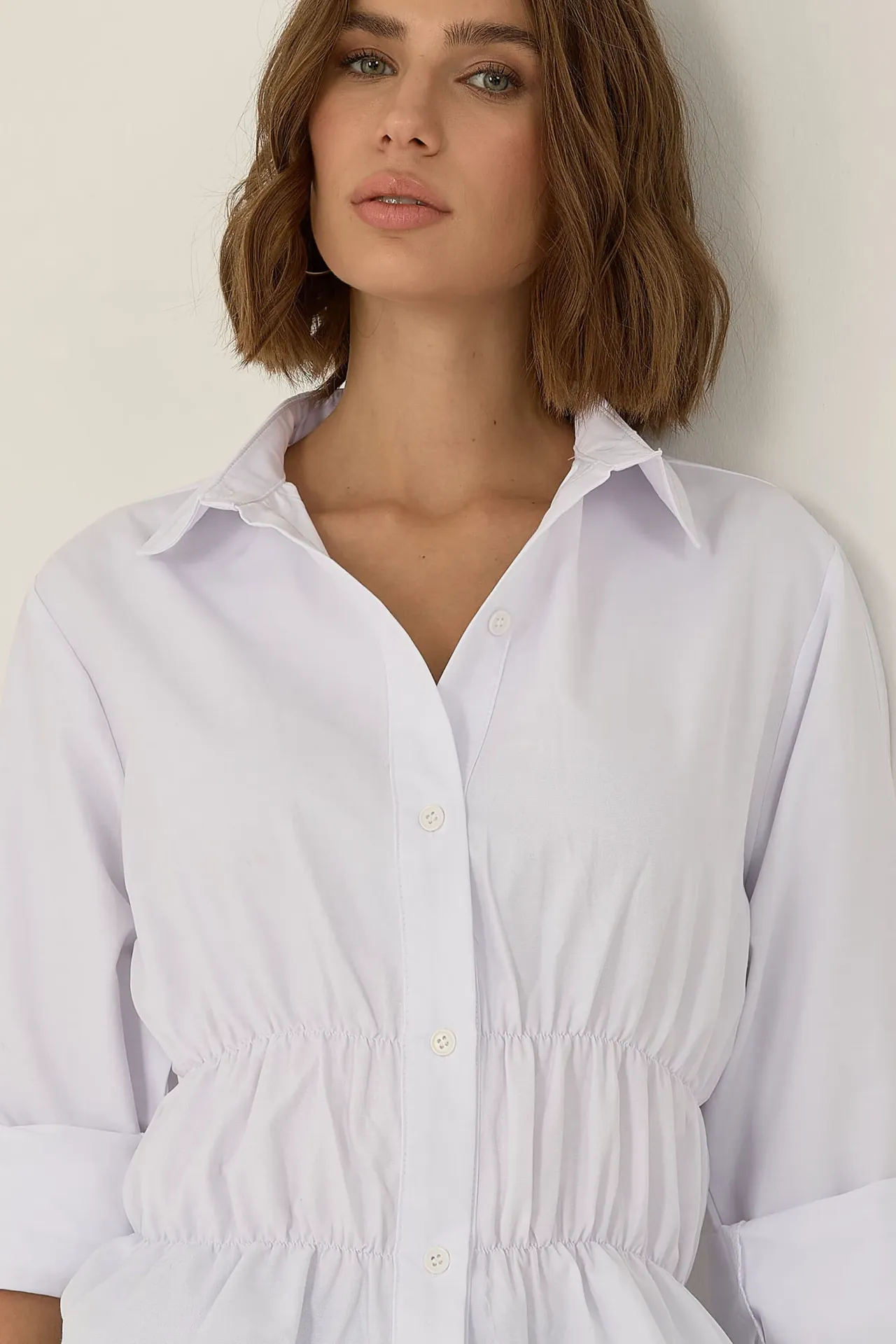 Valletta White Button Shirt