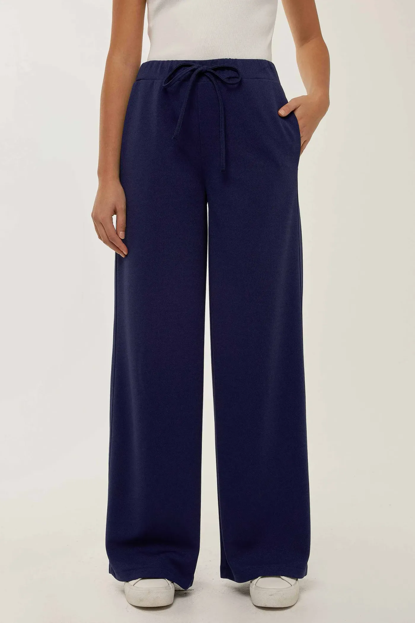 High Waist Wide Leg Sweatpants 2