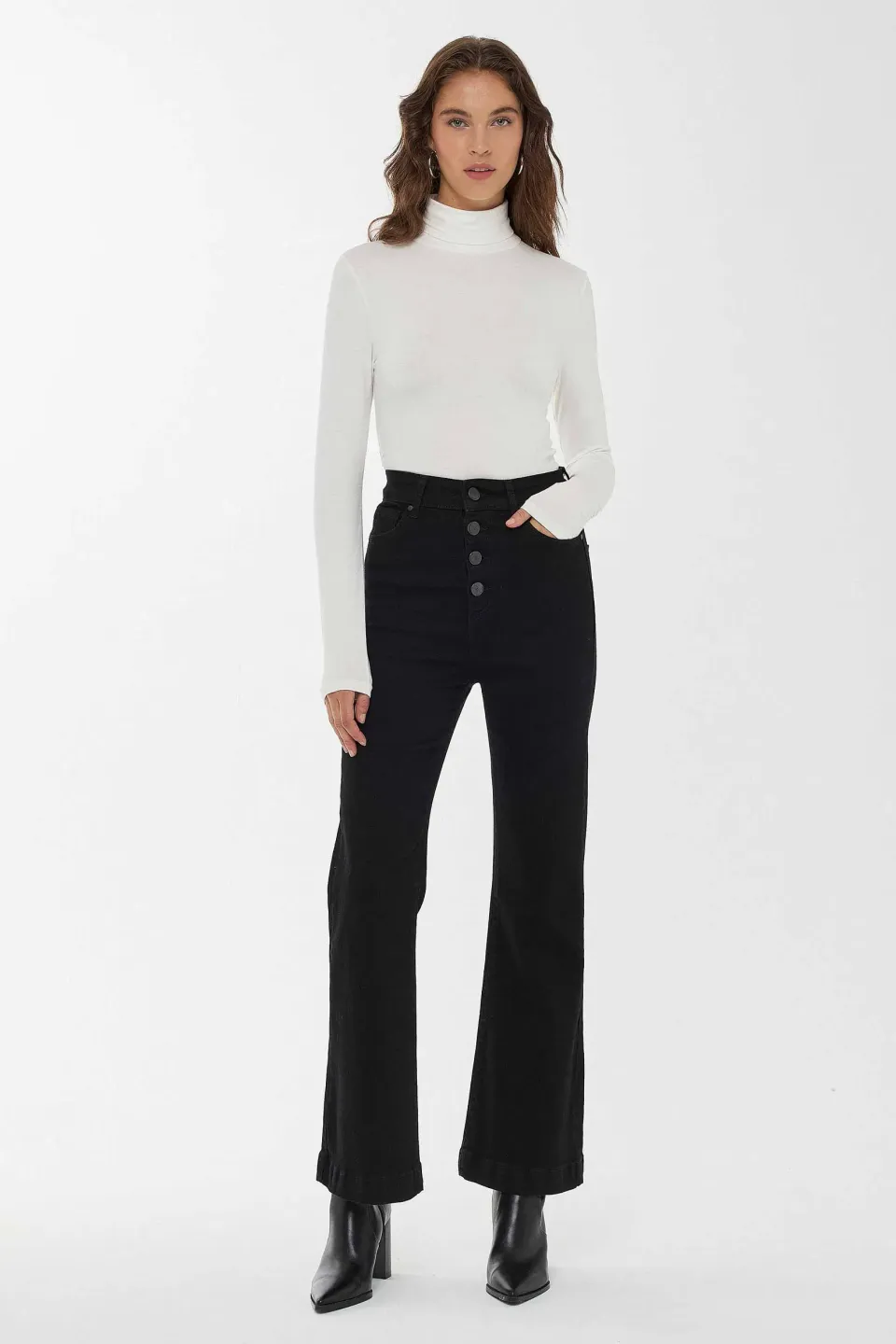 High Waist Flare Jeans