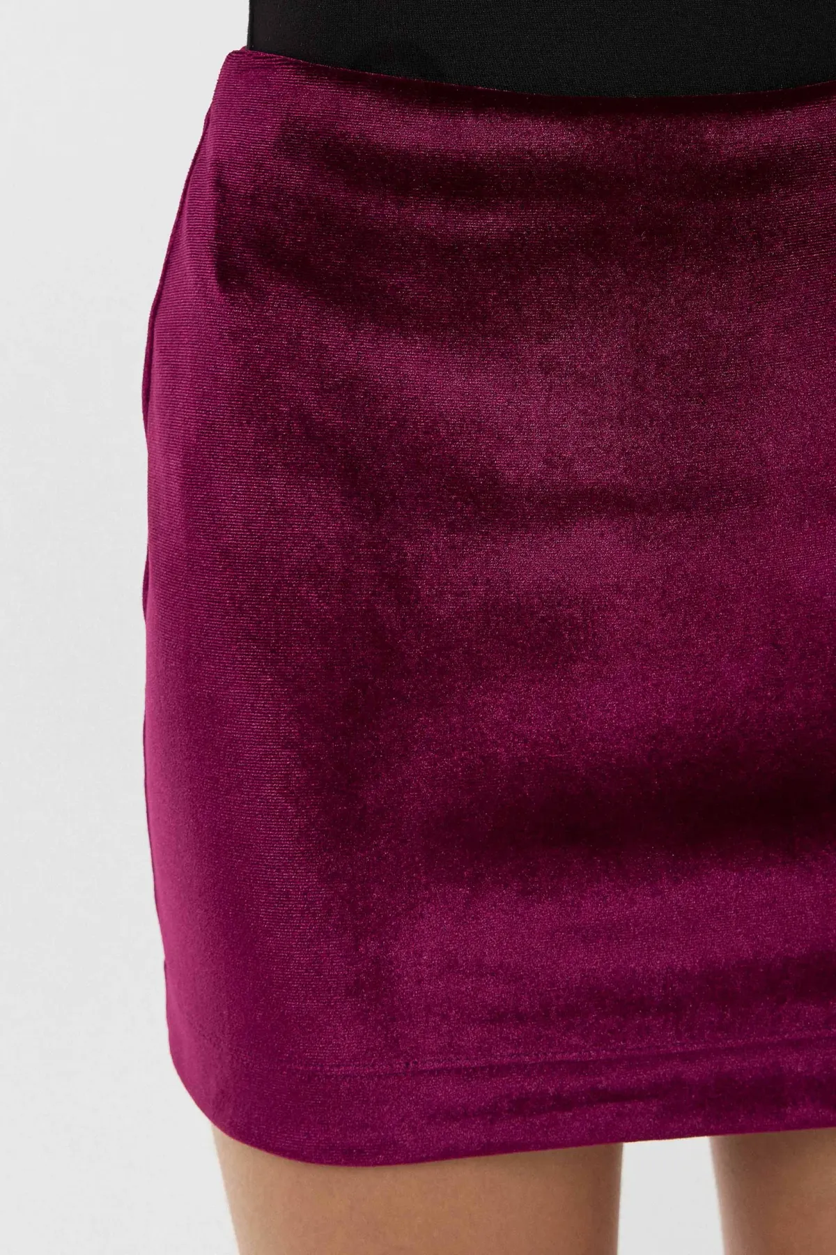 Velvet Super Mini Skirt 5