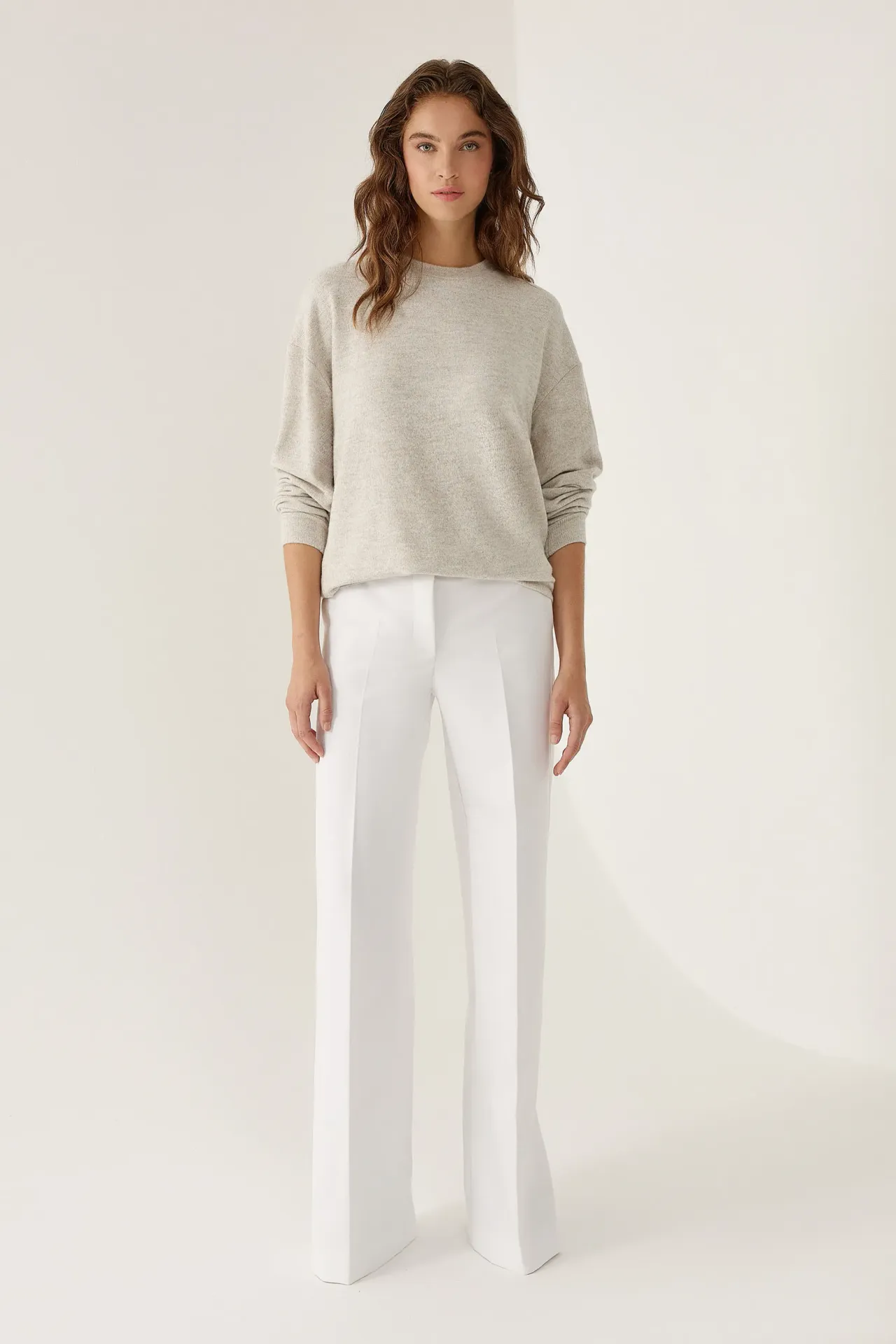 Relaxed Fit Basic Sweater