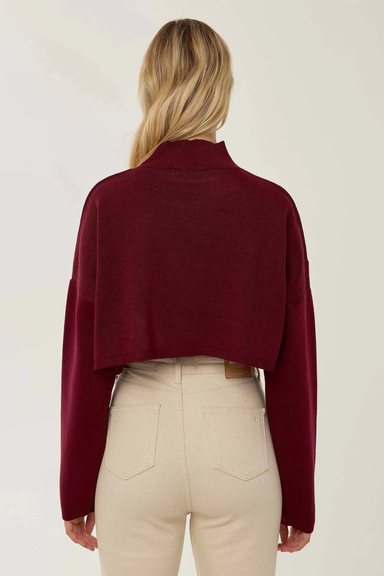 Turtleneck Crop Sweater