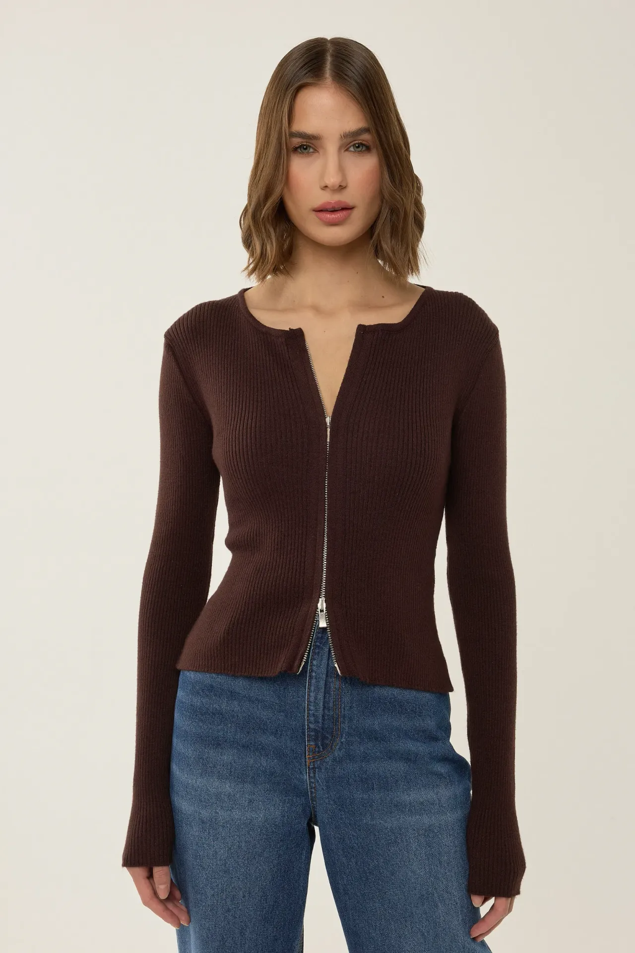 Sabrina Zip Sweater