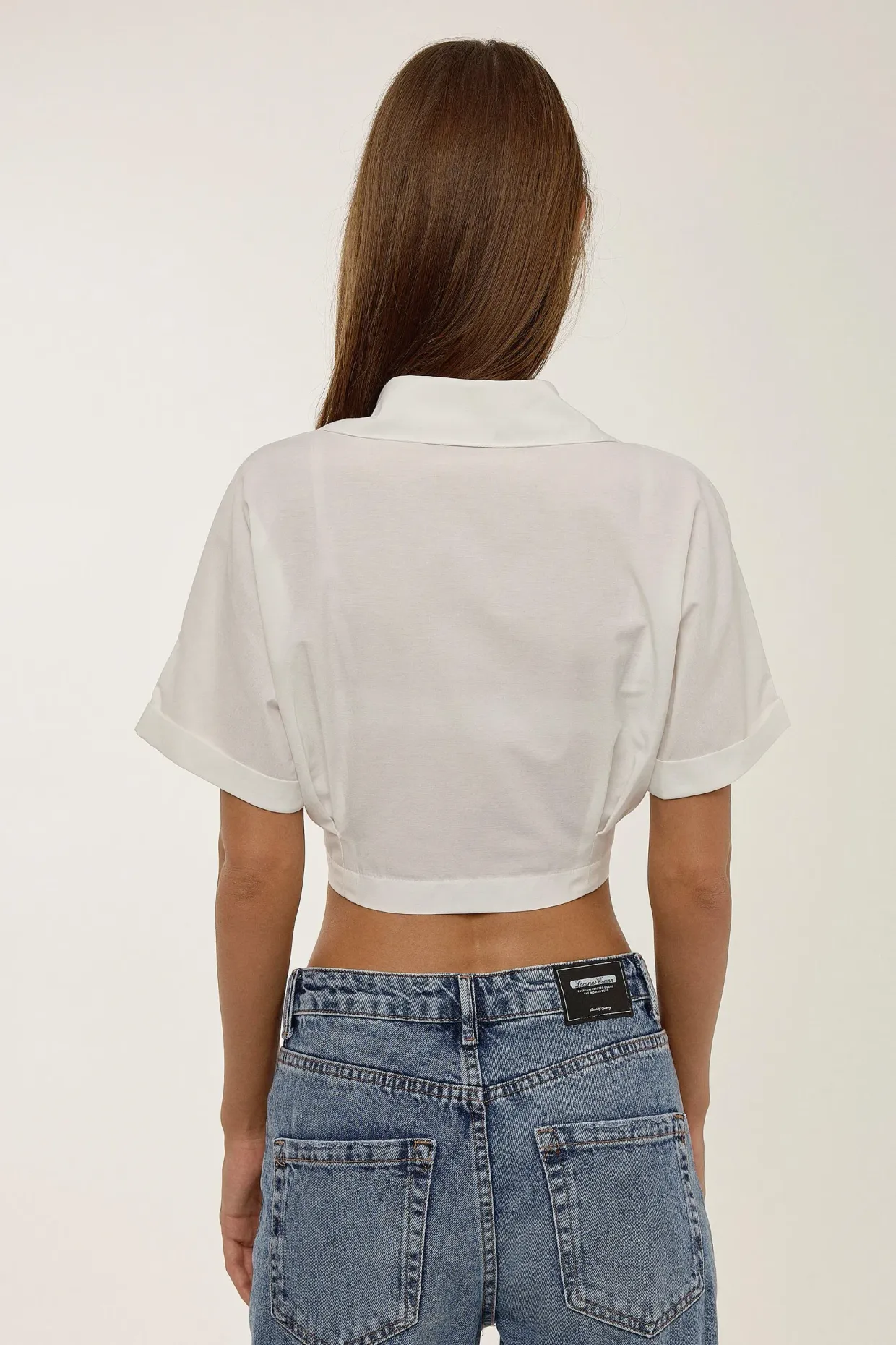 Short Sleeve Crop Shirt 4