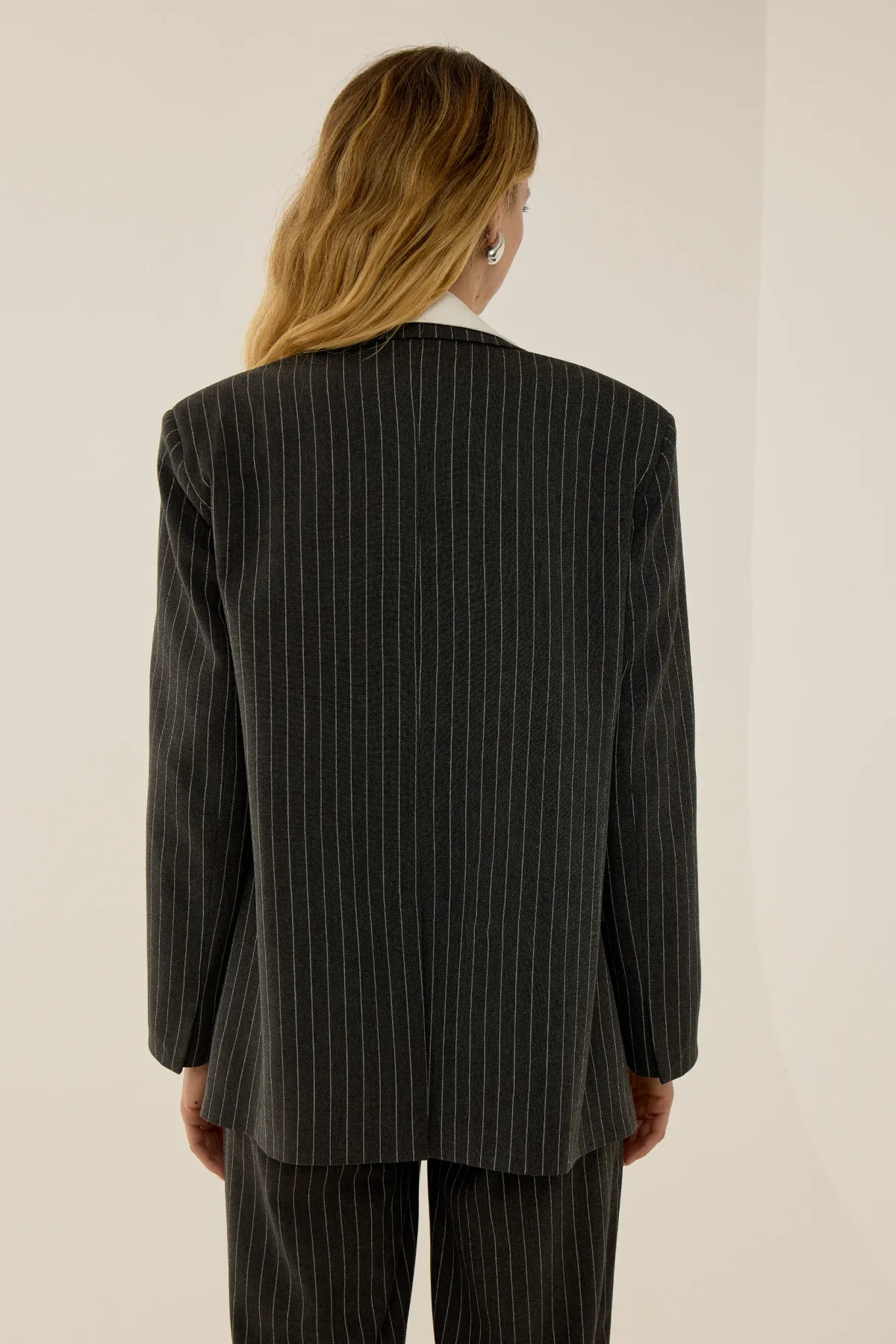 Reece Pin Stripe Blazer 8