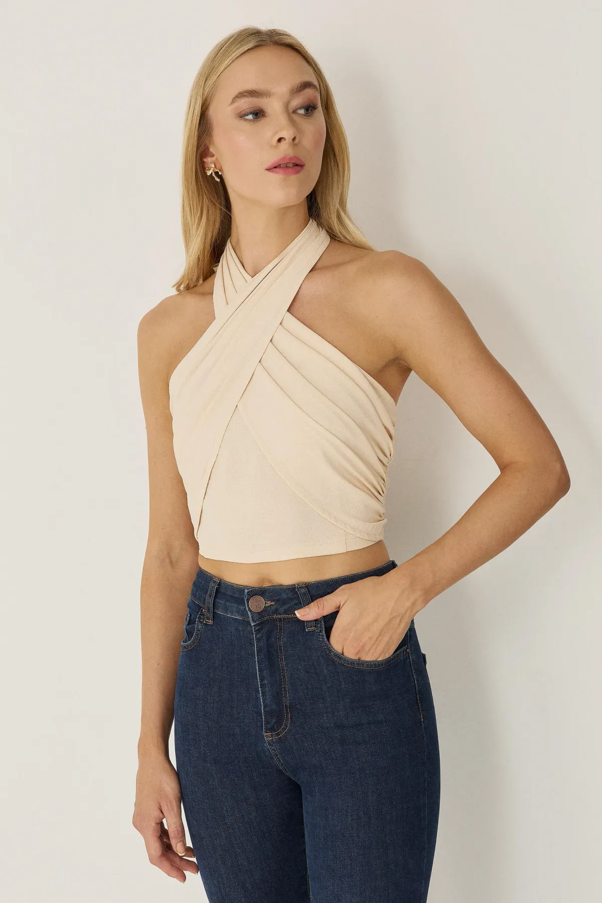 Choker Collar Crop Top 3