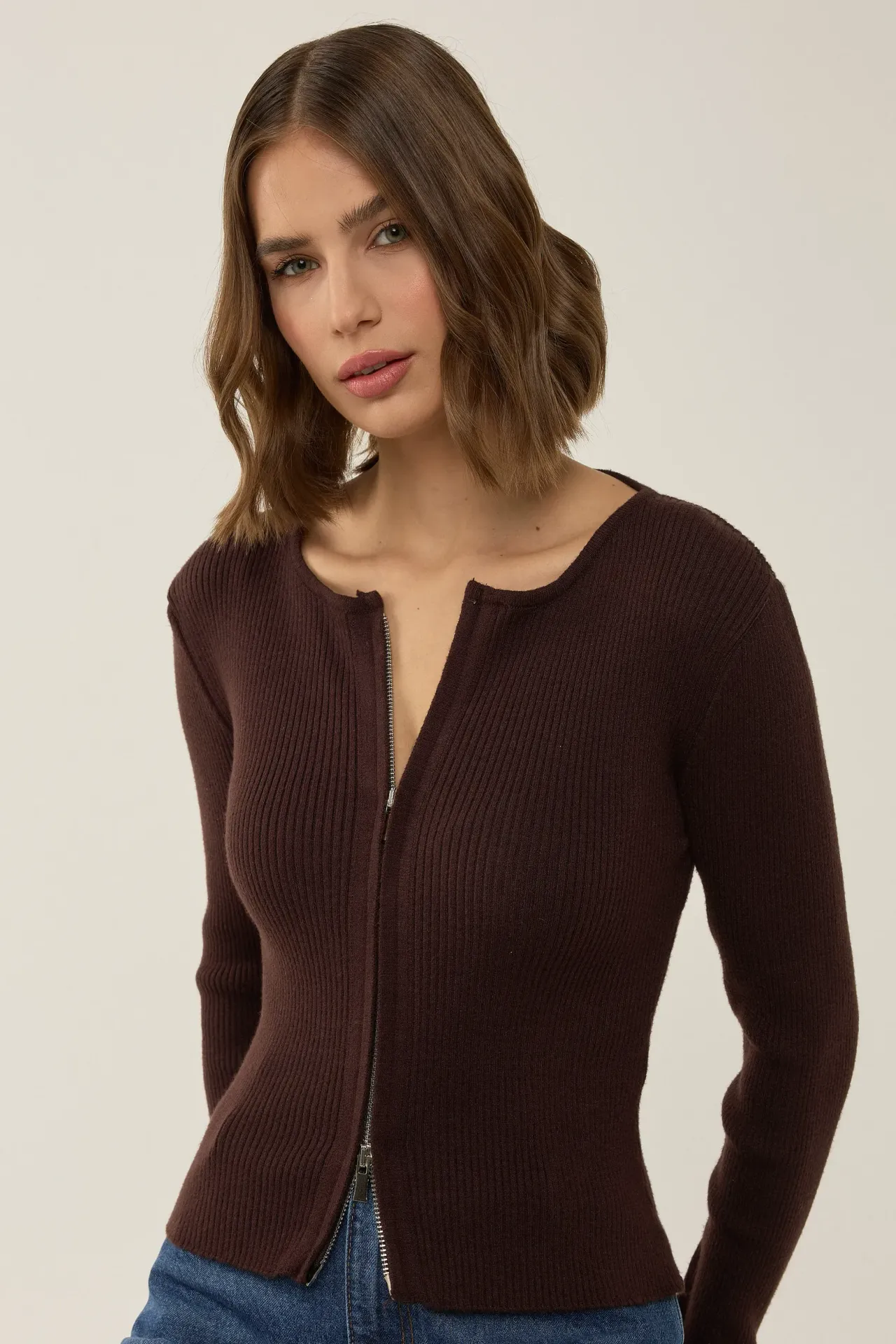 Sabrina Zip Sweater