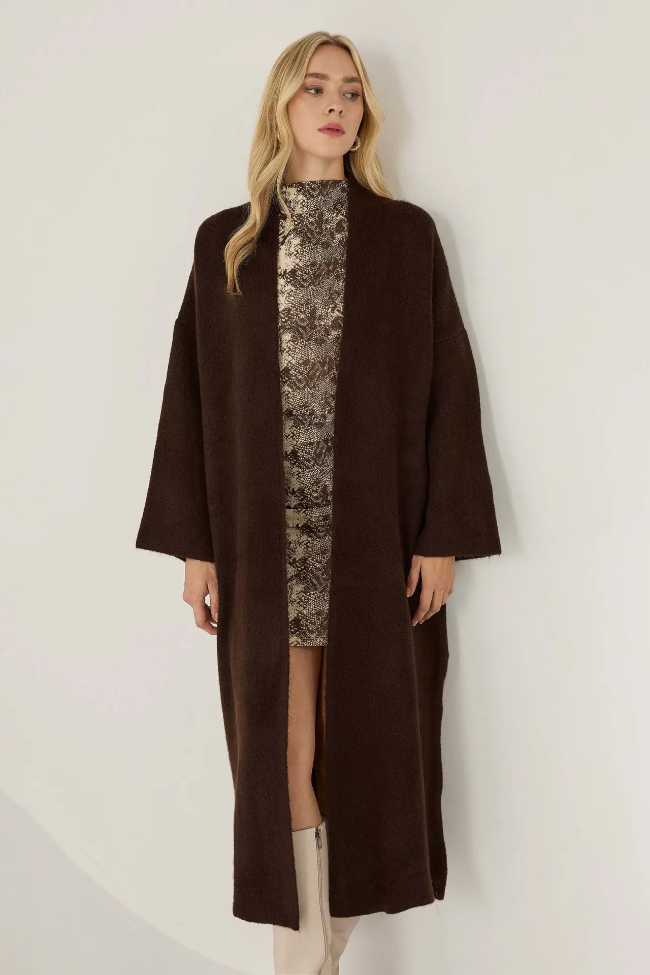 Oversized Long Cardigan