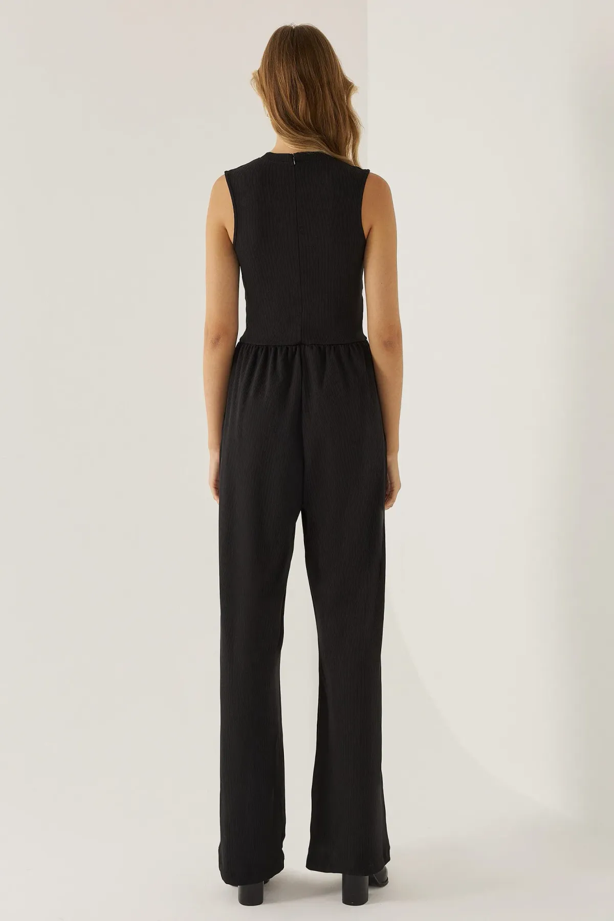 High Waist Pleated Wide Leg Trousers 5
