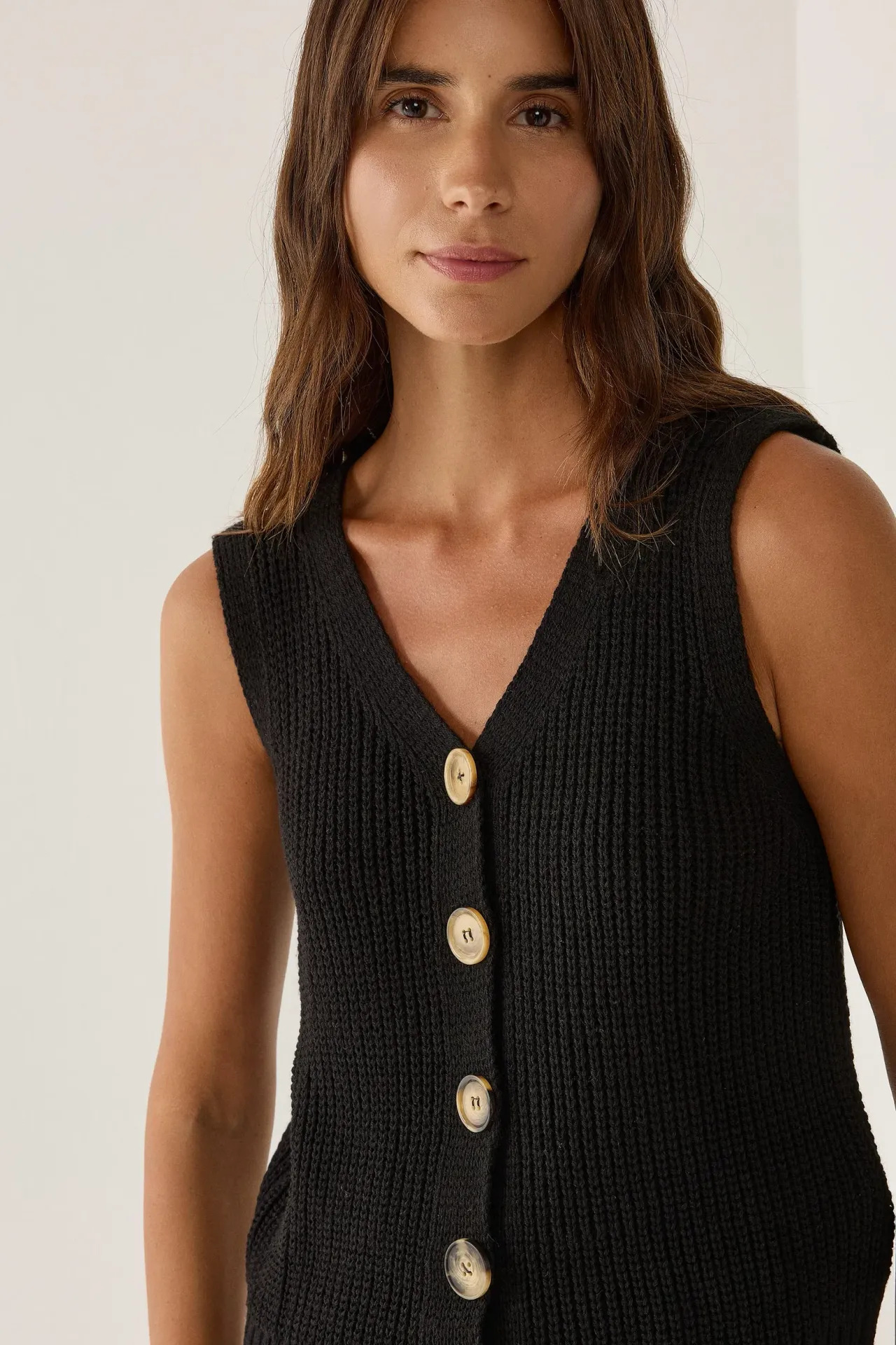 Knit Button Sweater