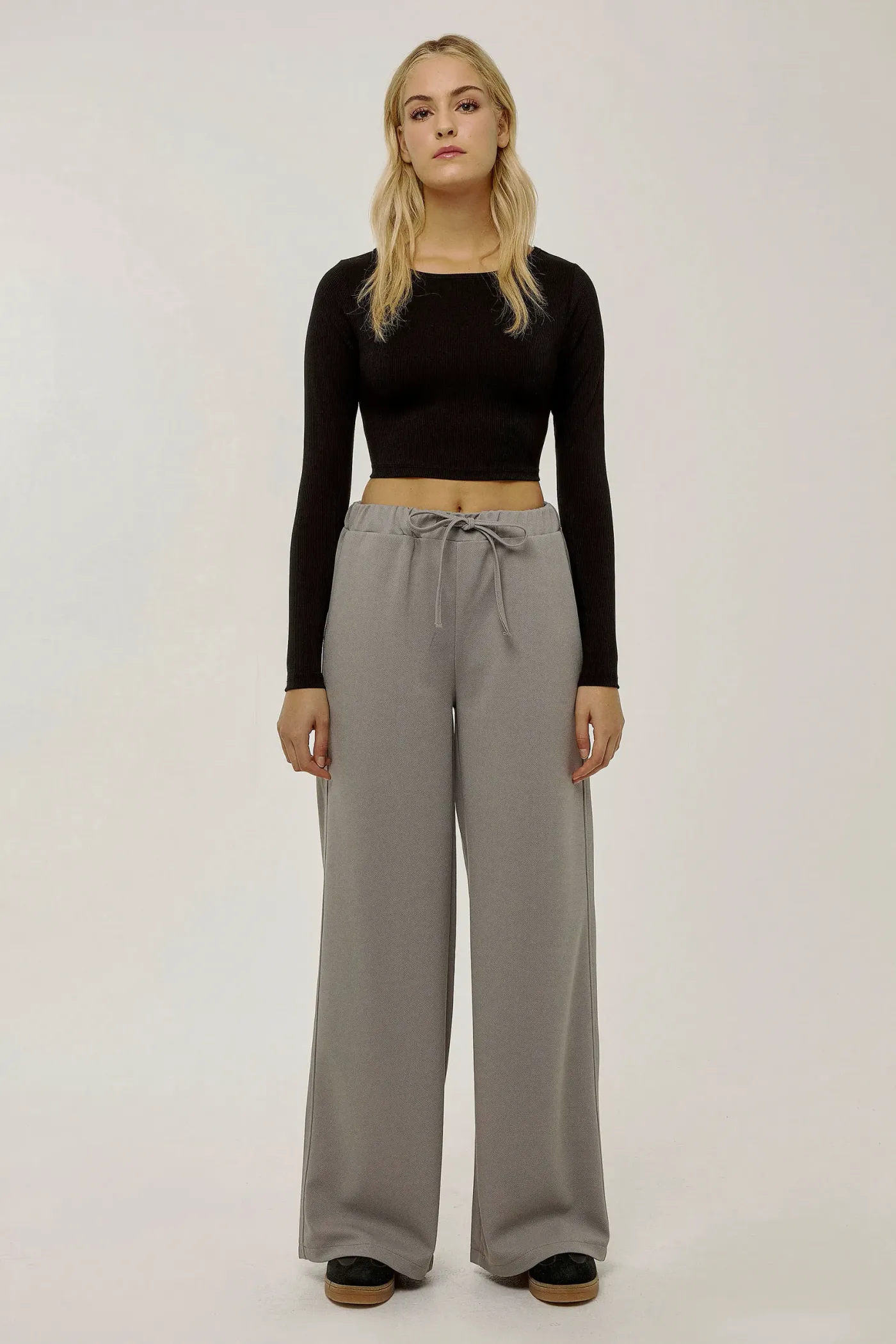 High Waist Wide Leg Sweatpants 1