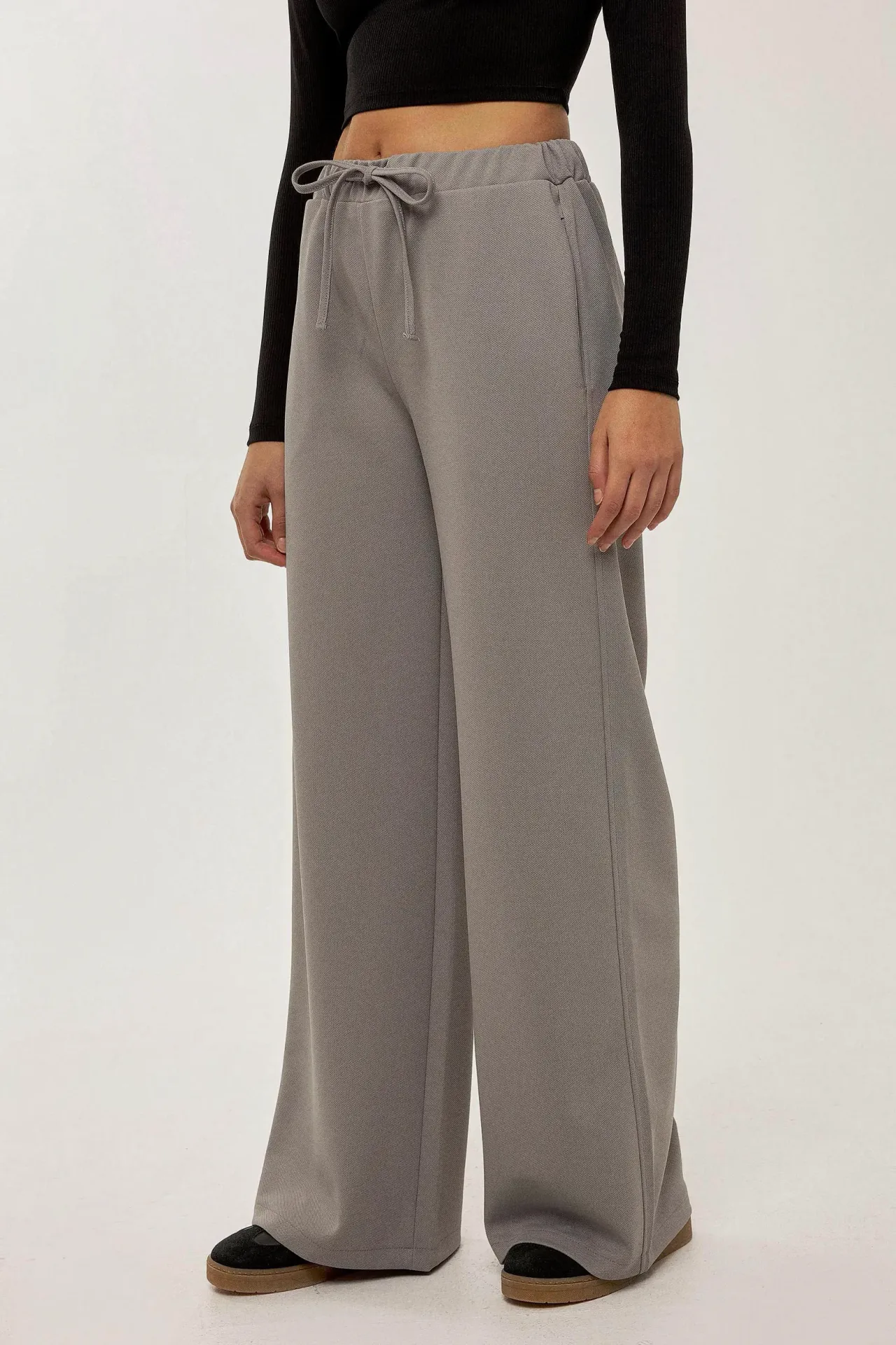 High Waist Wide Leg Sweatpants