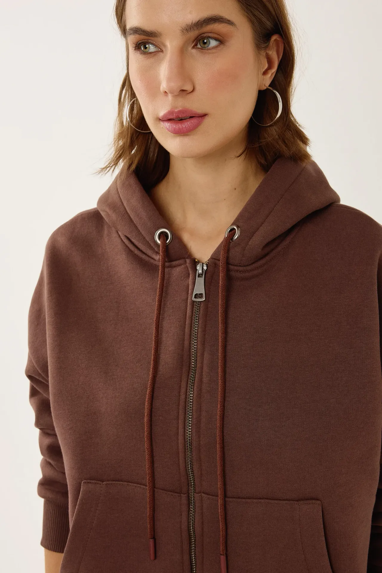 Oversized Full-Zip Hoodie