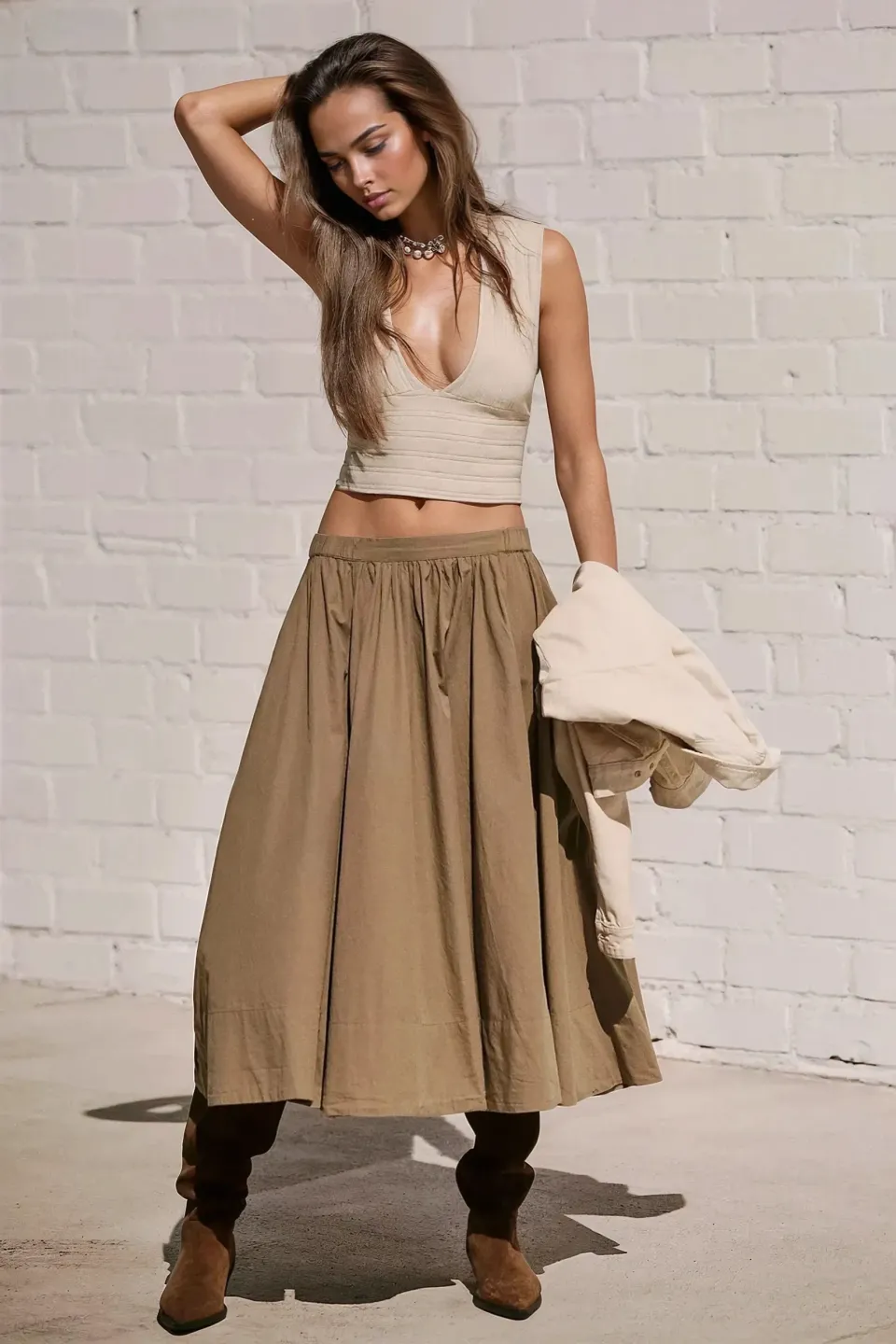 Maxi A-Form Fit Skirt