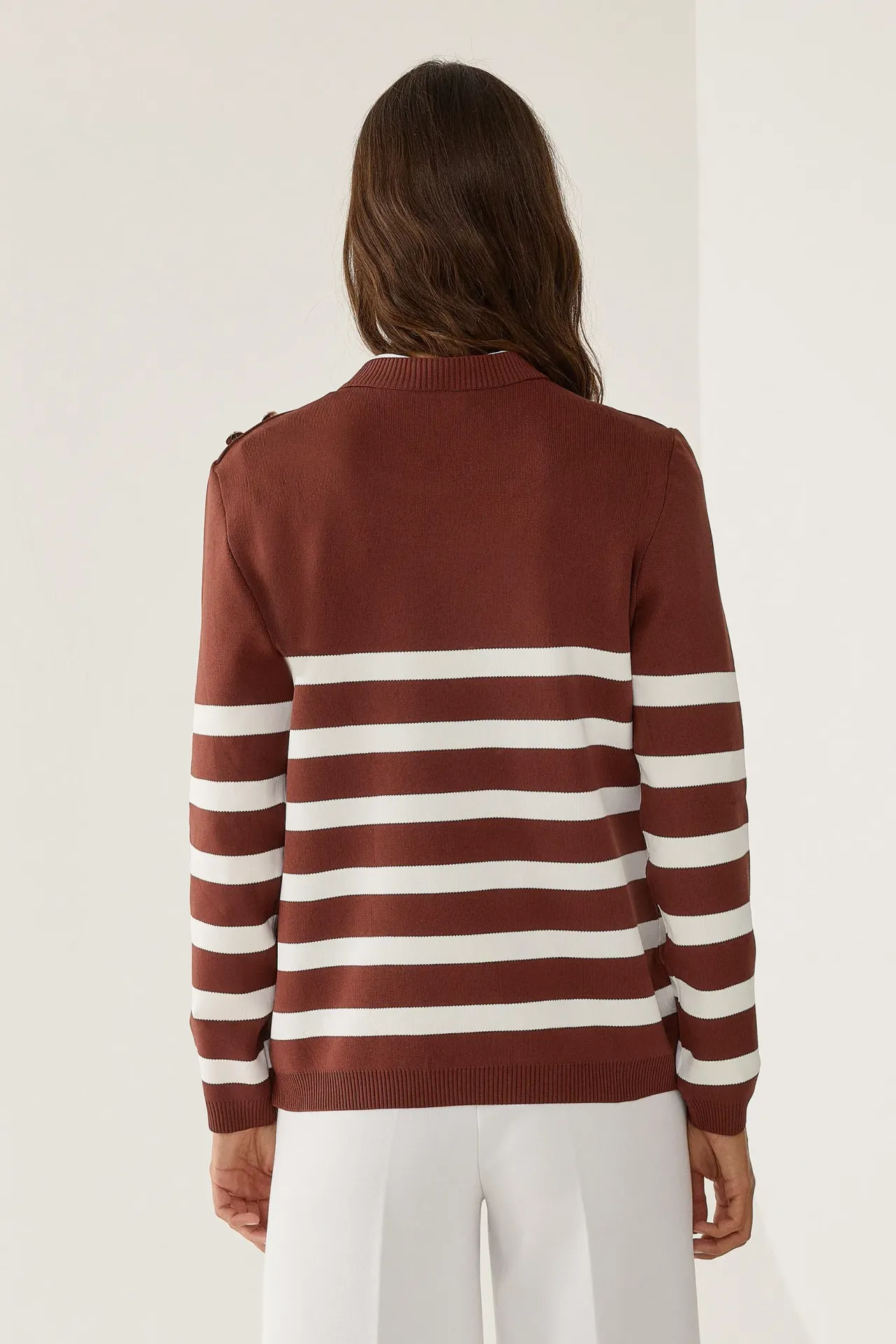 Striped Knit Sweater