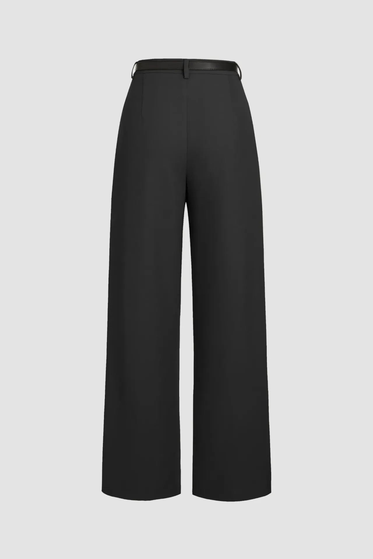 High Waist Pleated Wide Leg Pants