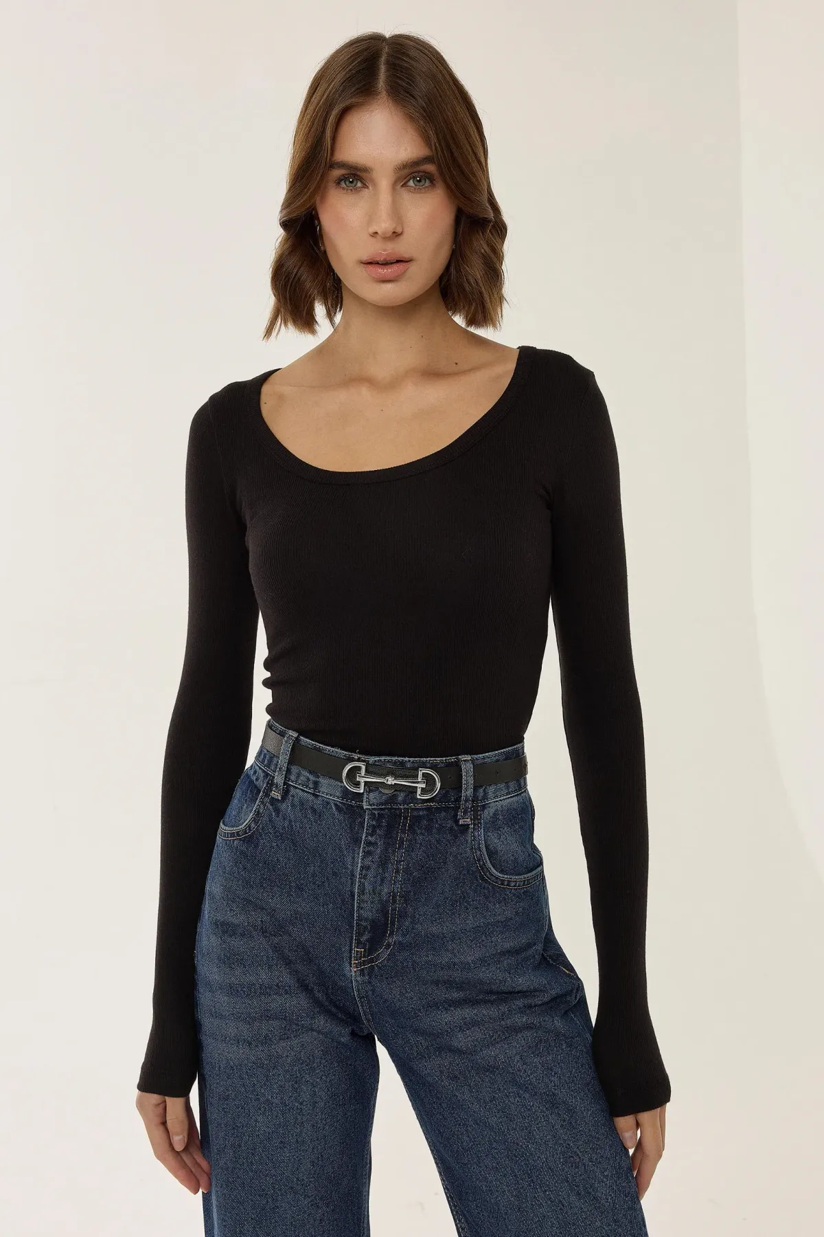 Slim Fit Long Sleeve Top 3