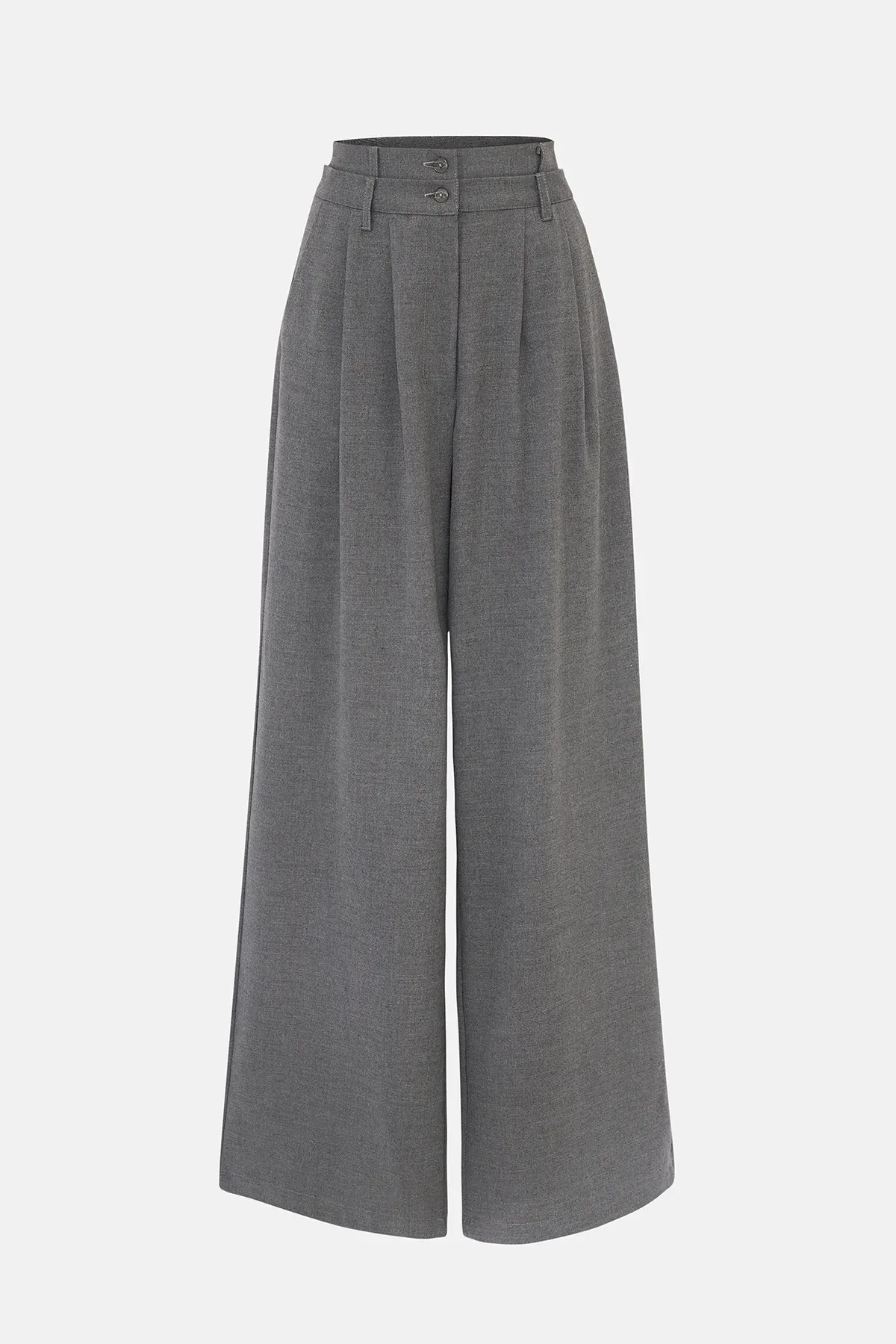 Double Waisted Wide Leg Pants 1