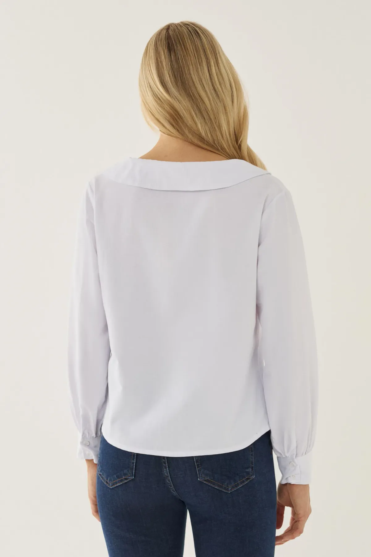 Straight Fit Collar Detail Shirt 4