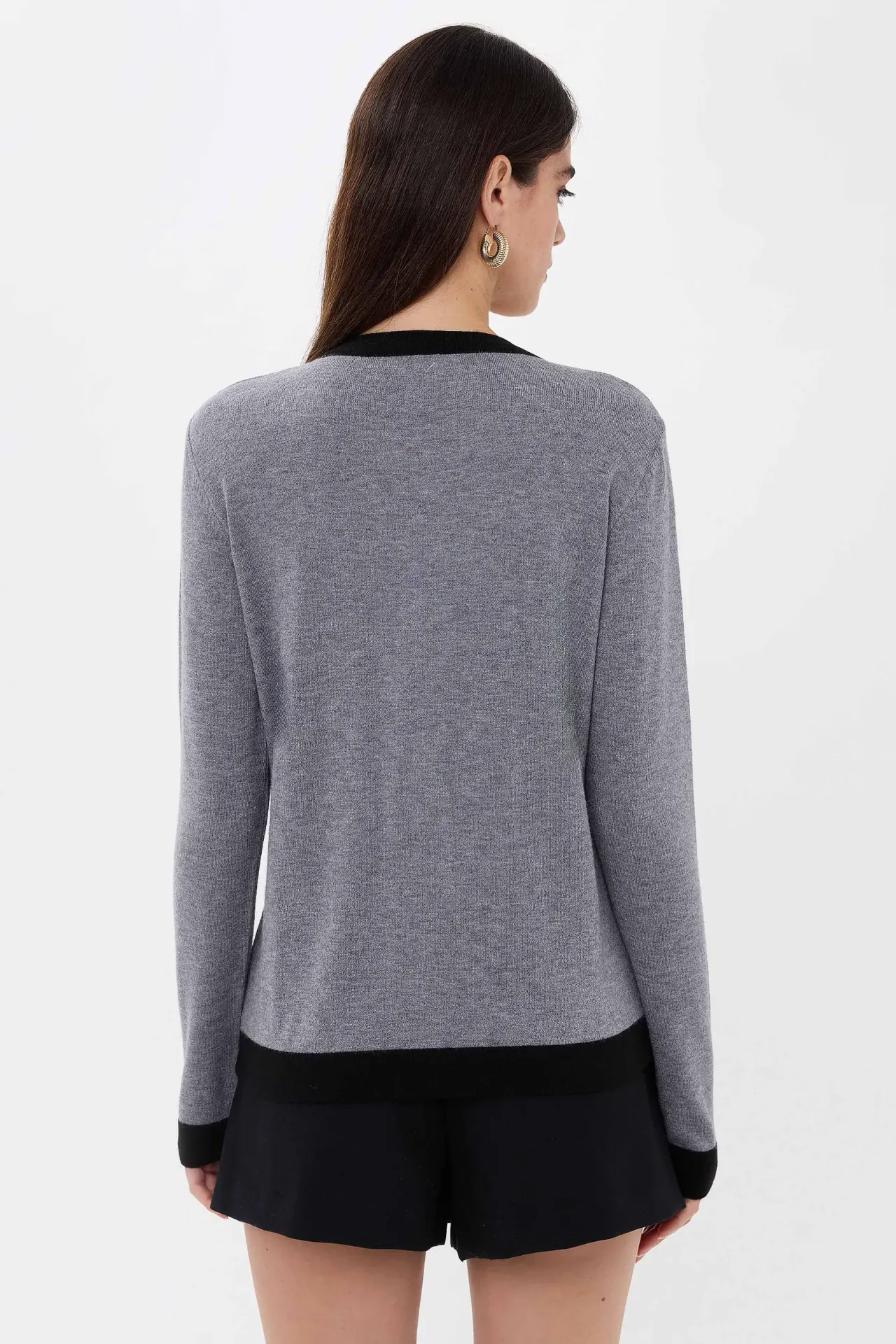 Buttoned Regular Fit Knitwear Cardigan