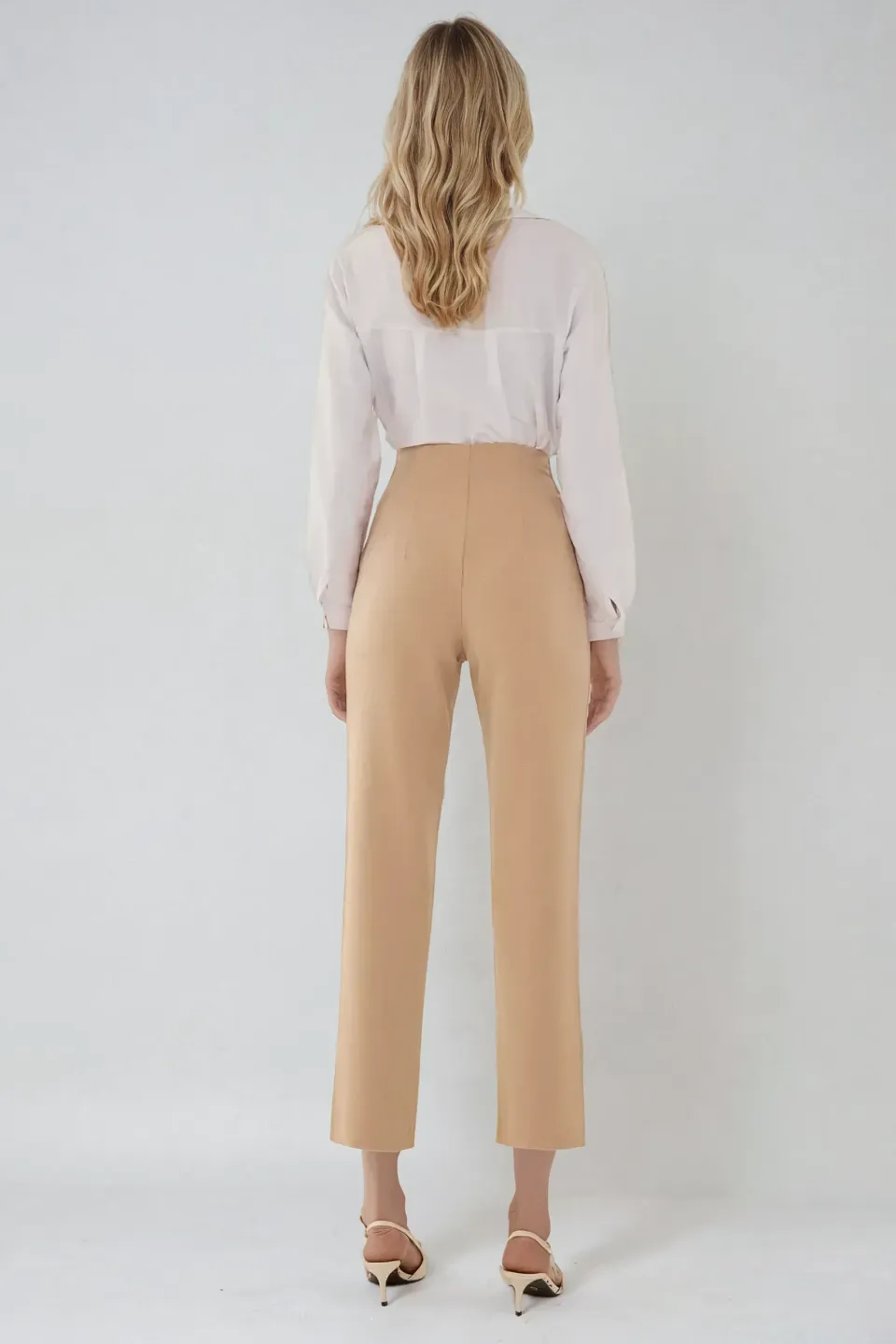 High Waist Cigarette Pants