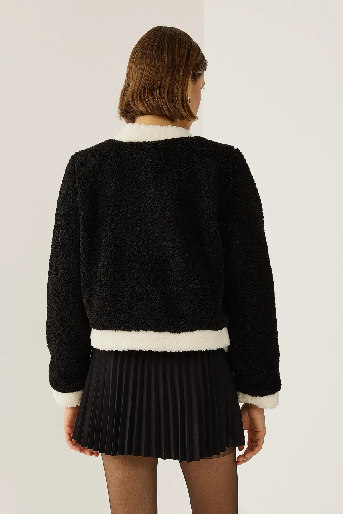 Sherpa Contrast Detail Jacket 5