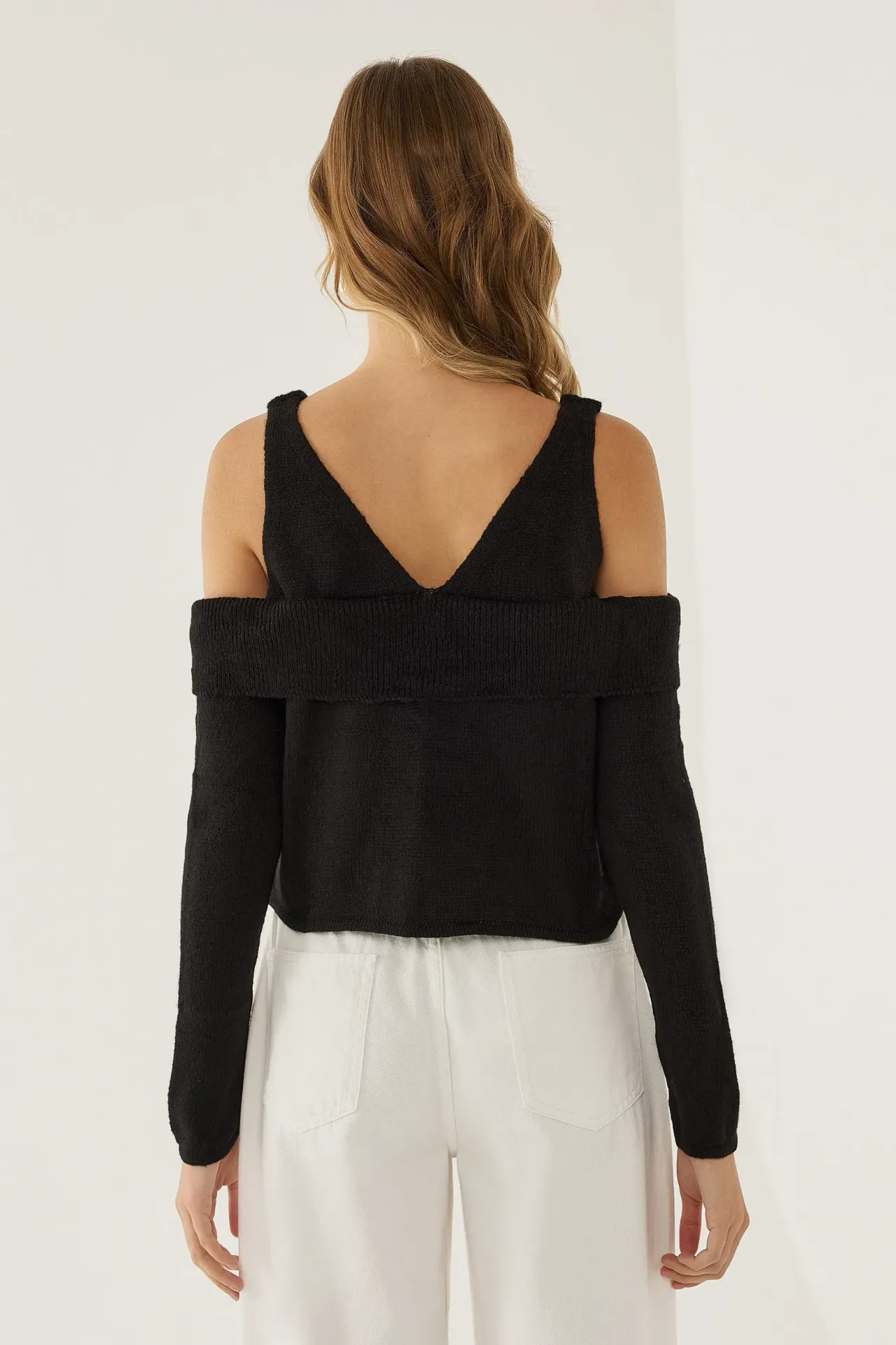 Cut Out Knit Sweater