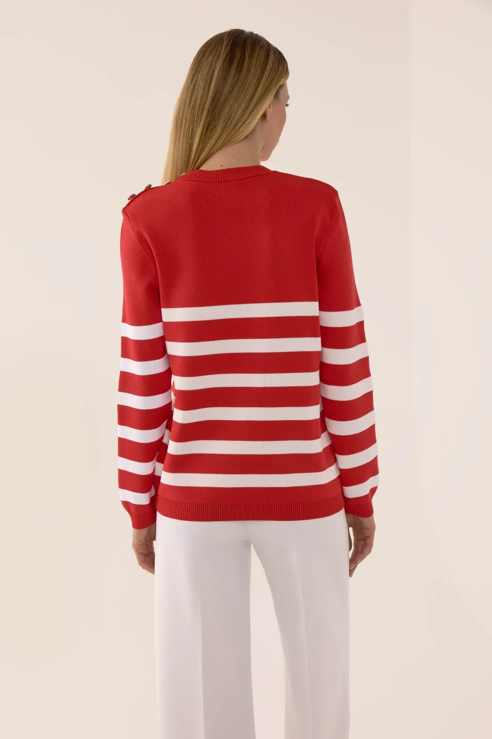 Striped Knit Sweater