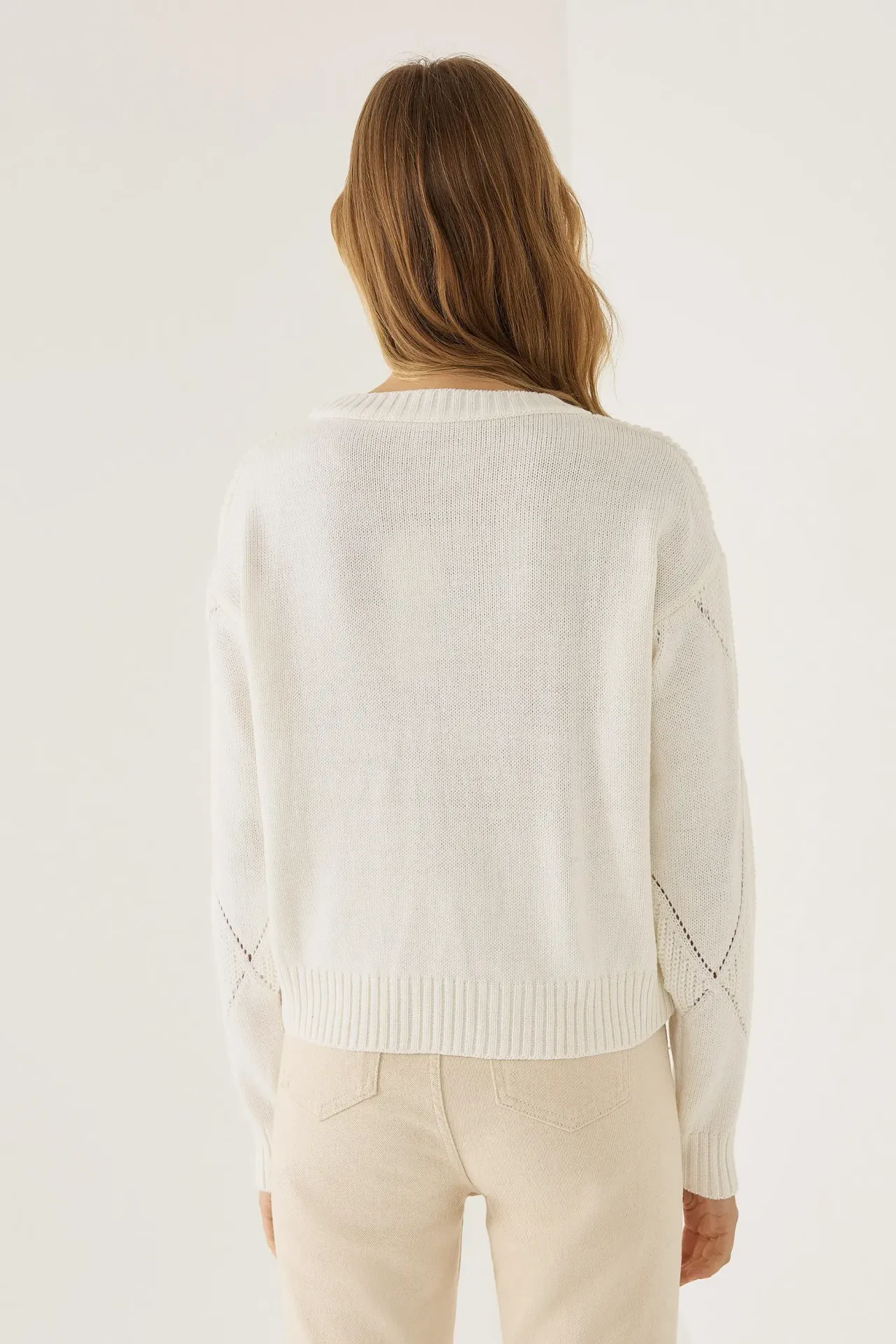 Crew Neck Knitted Sweater