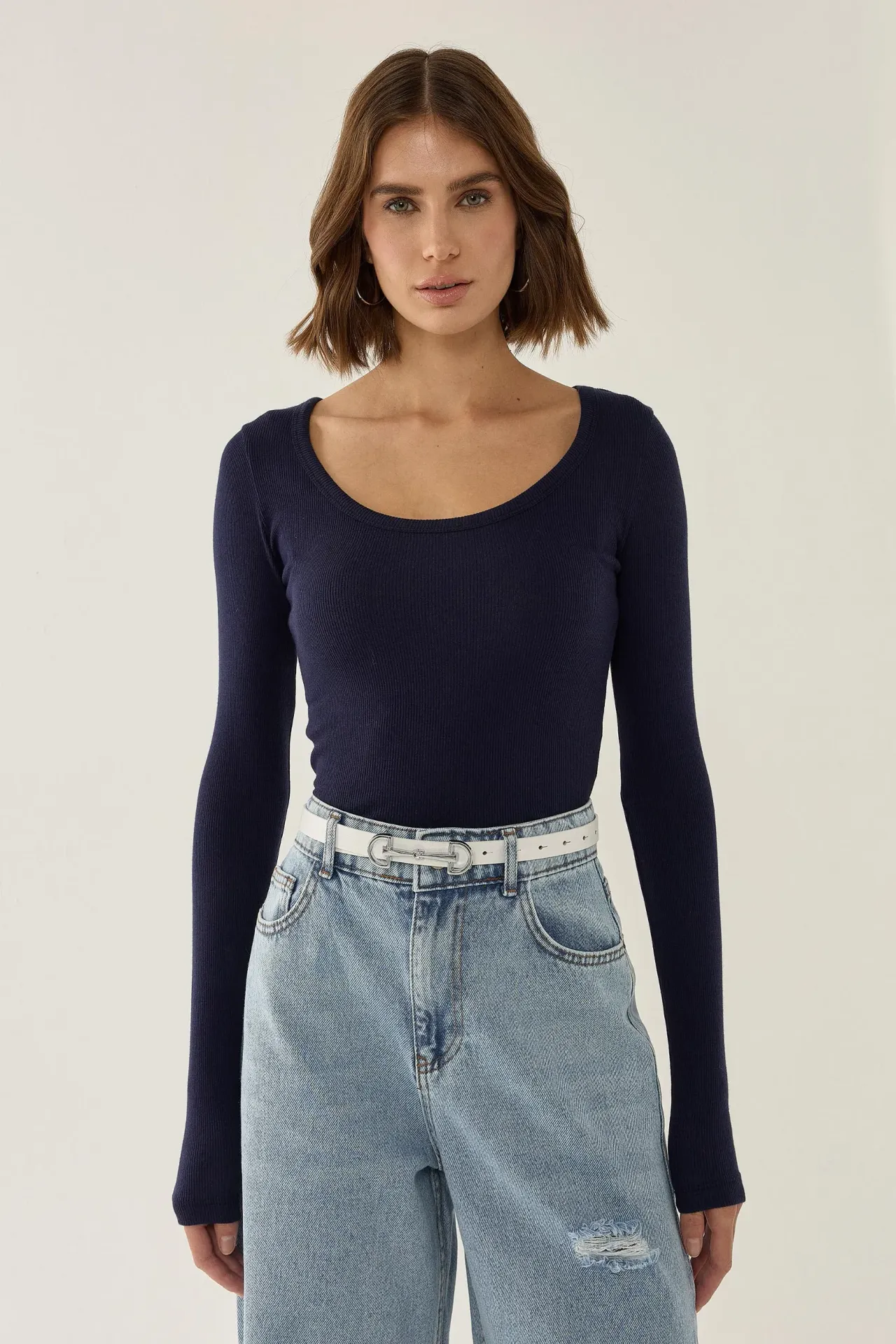 Slim Fit Long Sleeve Top