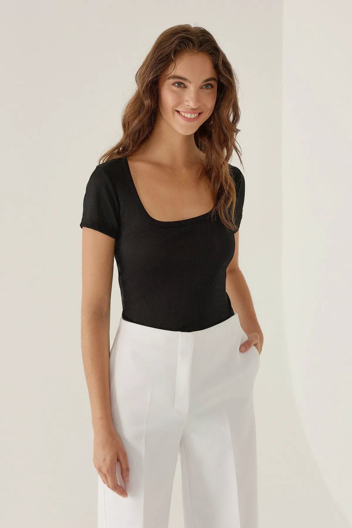 Square Collar Bodysuit 4