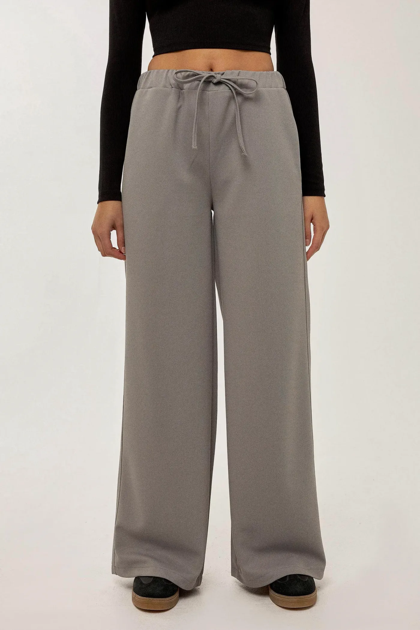 High Waist Wide Leg Sweatpants 2