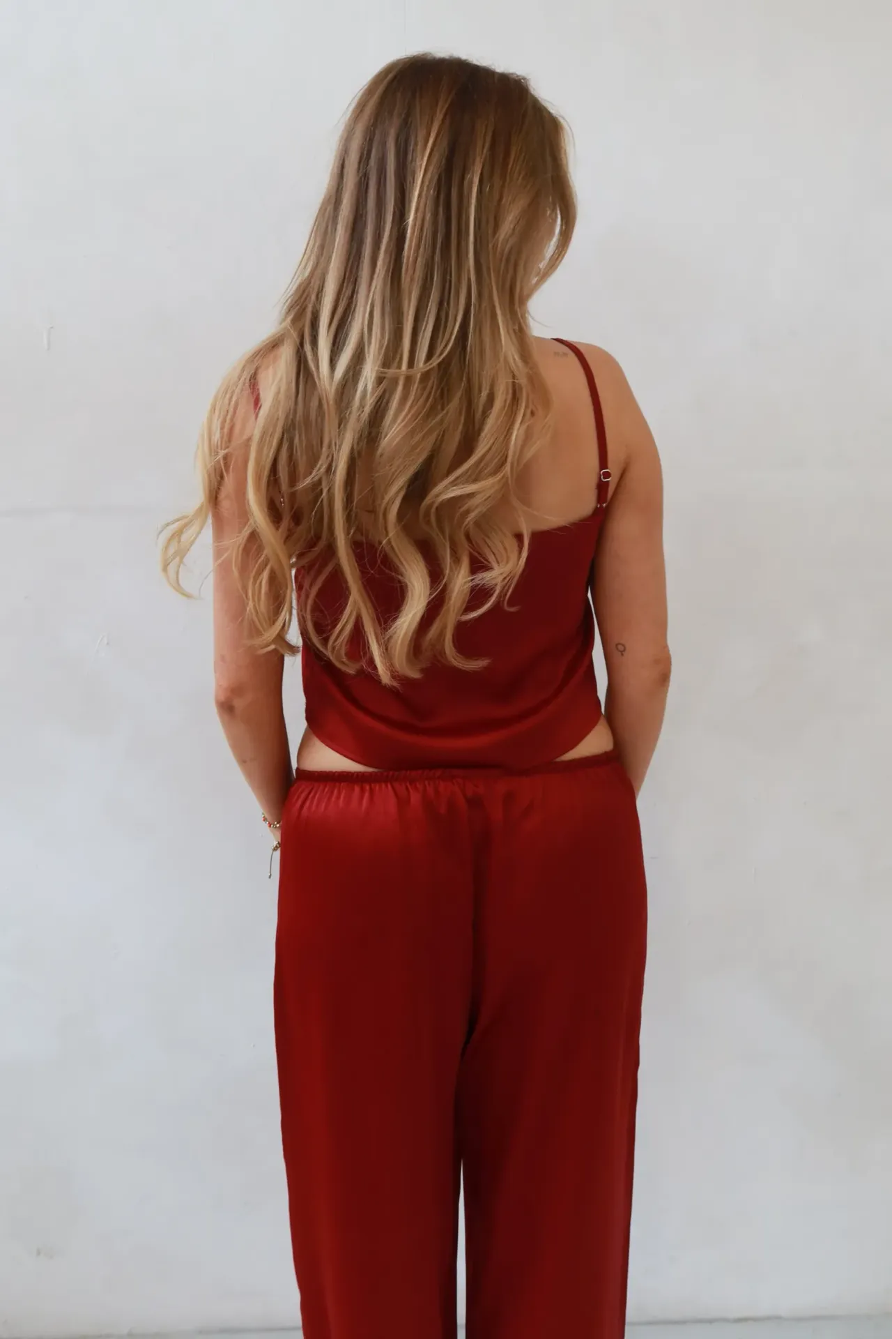 Ana Wide Leg Satin Pants