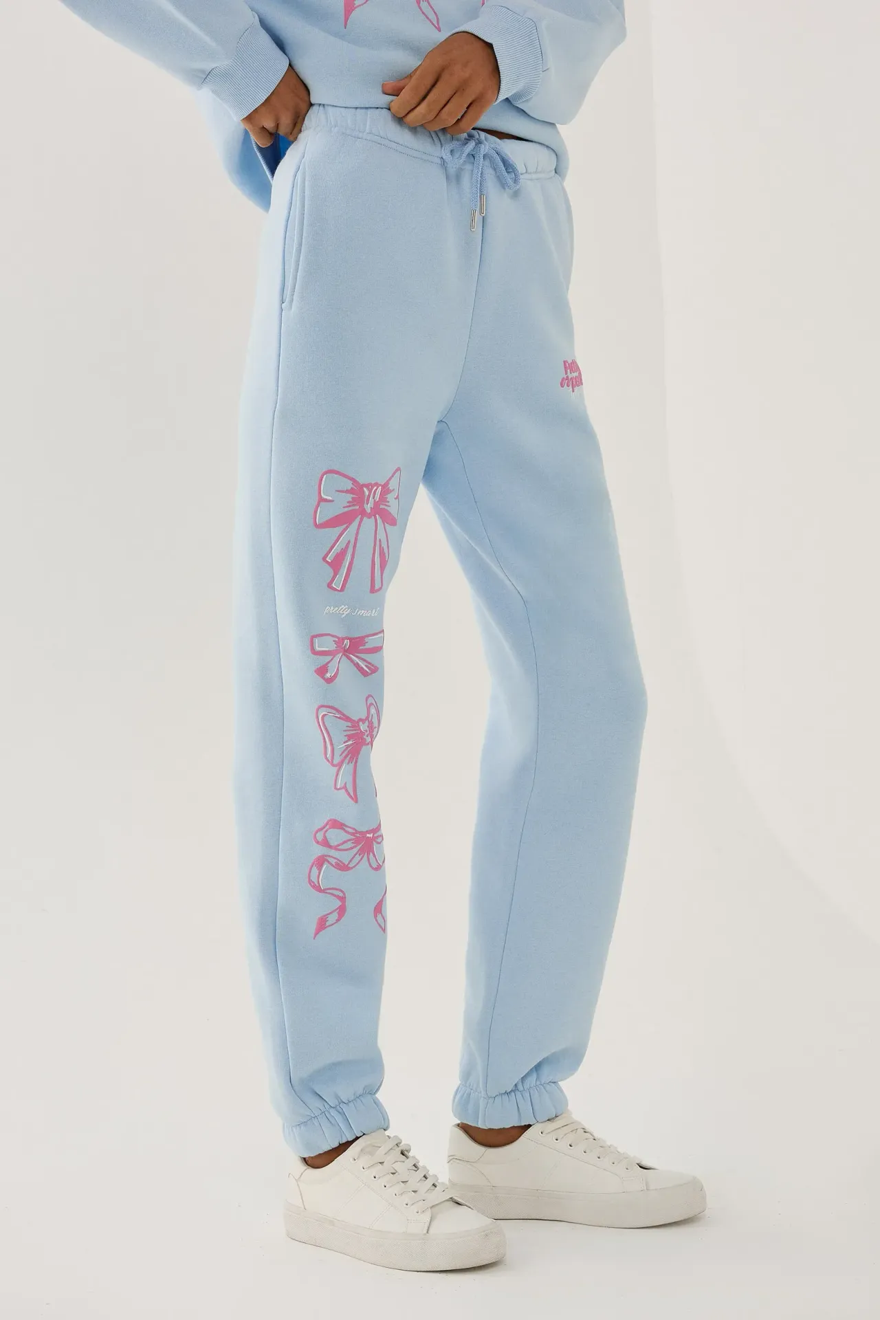 High Waist Printed Sweatpants