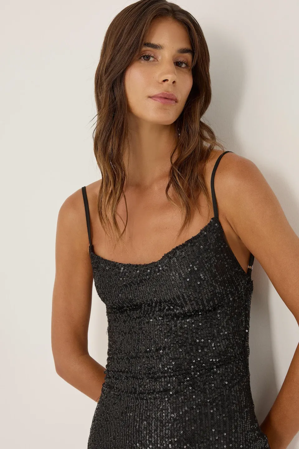 Sequinned Mini Dress