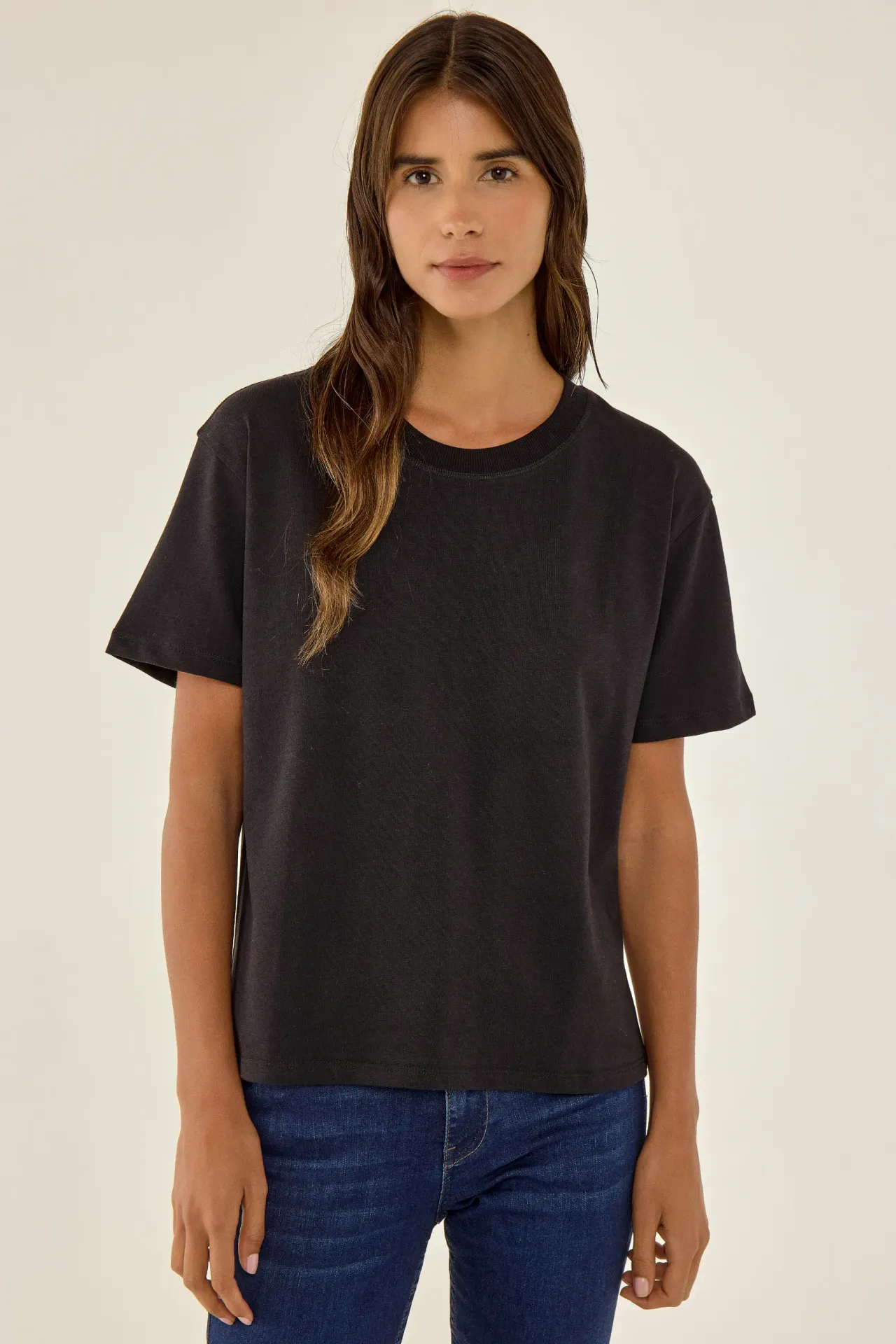 Relaxed Fit Crew Neck T-Shirt