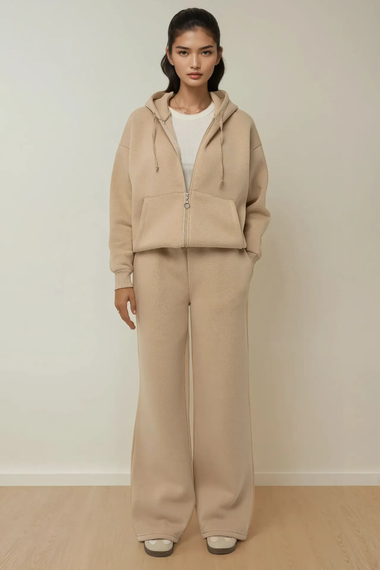 Zip Front Oversized Hoodie