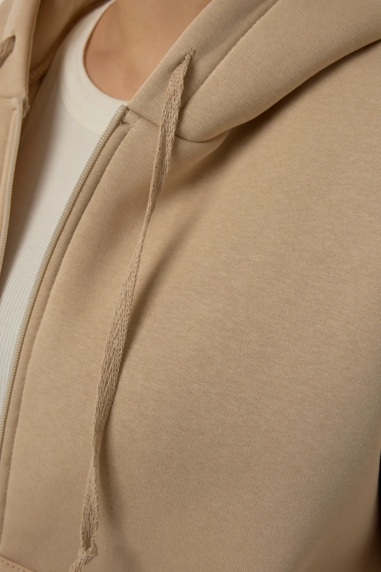 Zip Front Oversized Hoodie