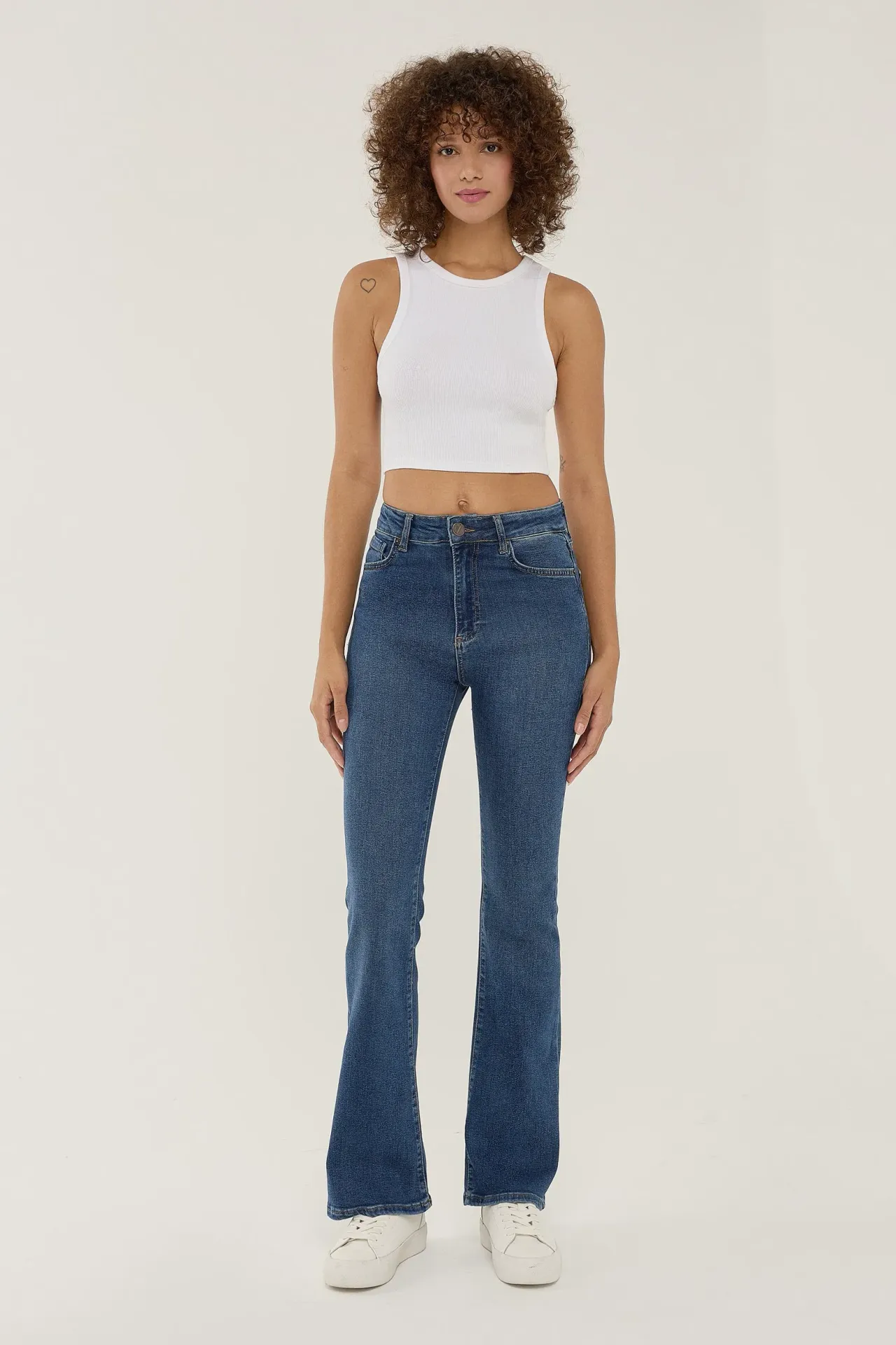 Normal Waist Flare Jeans