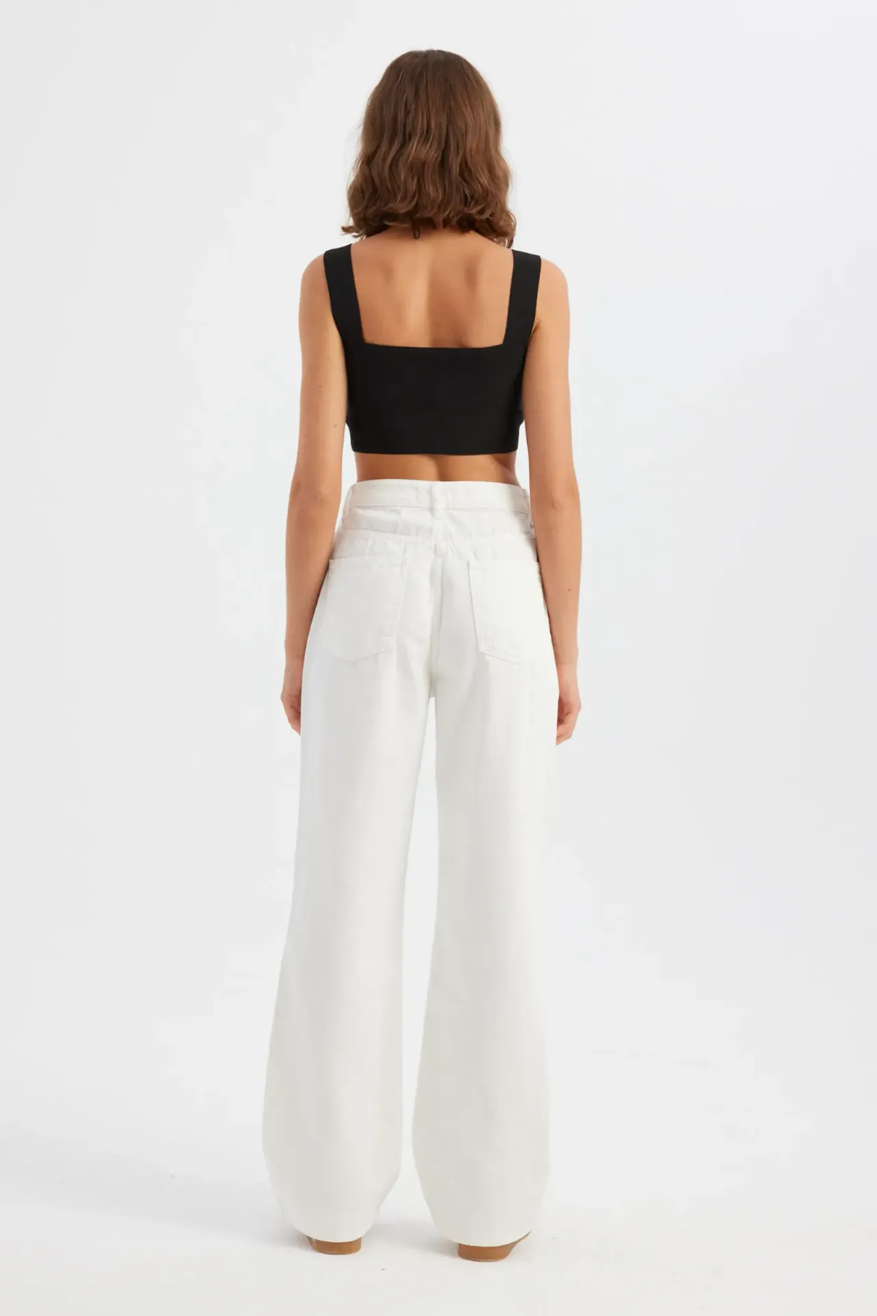 High Waist Super Wide Leg Jeans