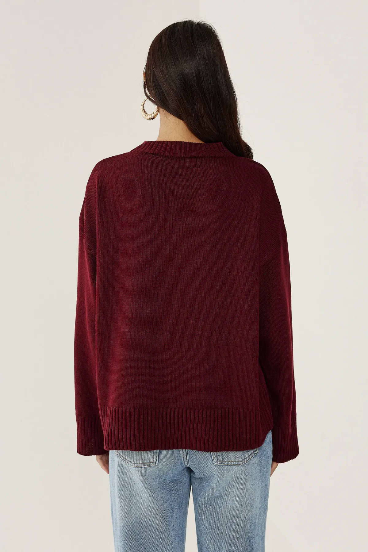 Crew Neck Cozy Sweater 5