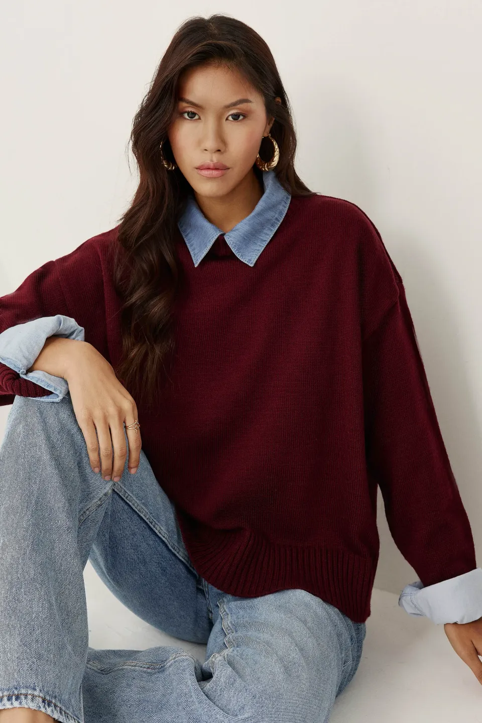 Crew Neck Cozy Sweater