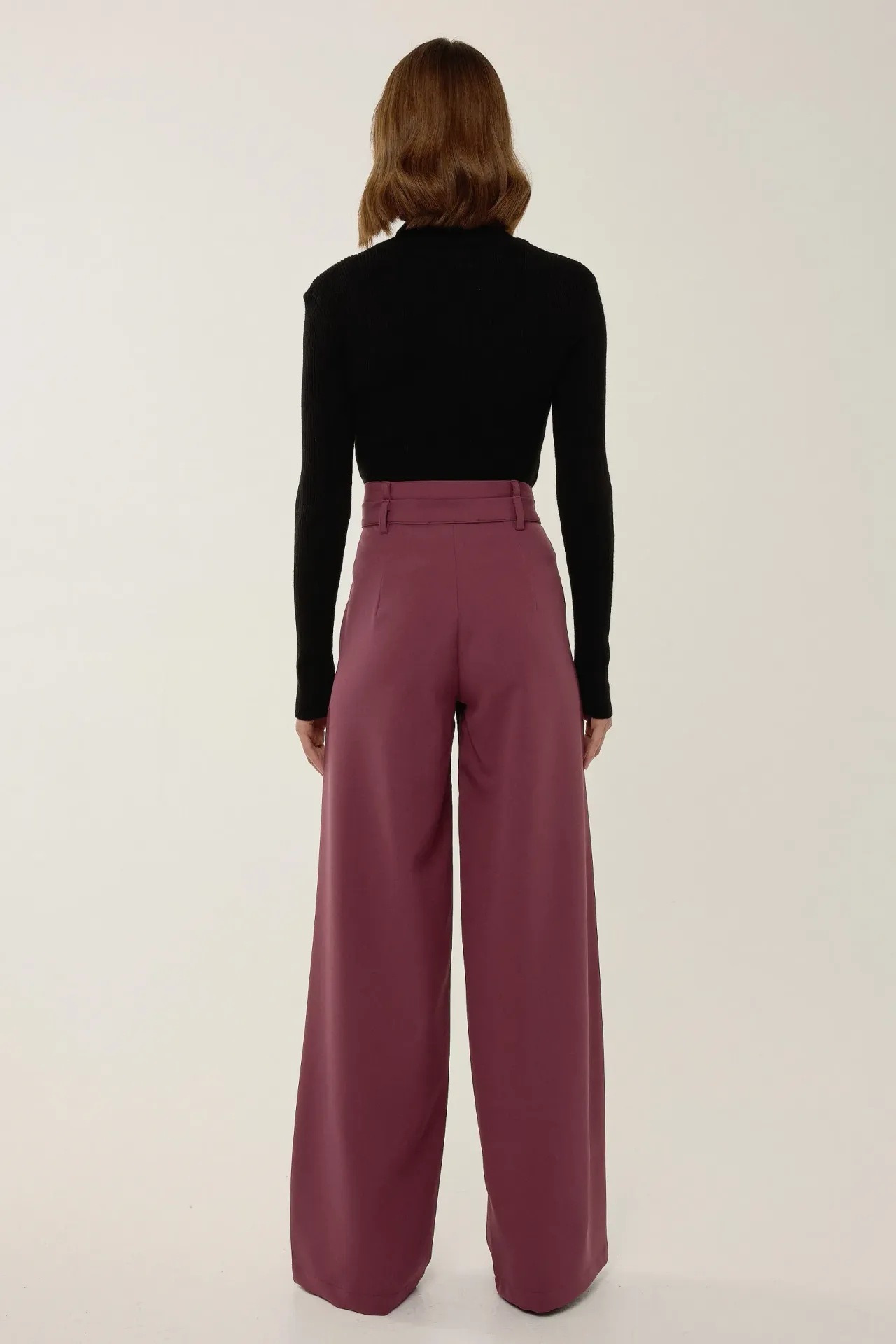 Wide Leg Double Waisted Pants