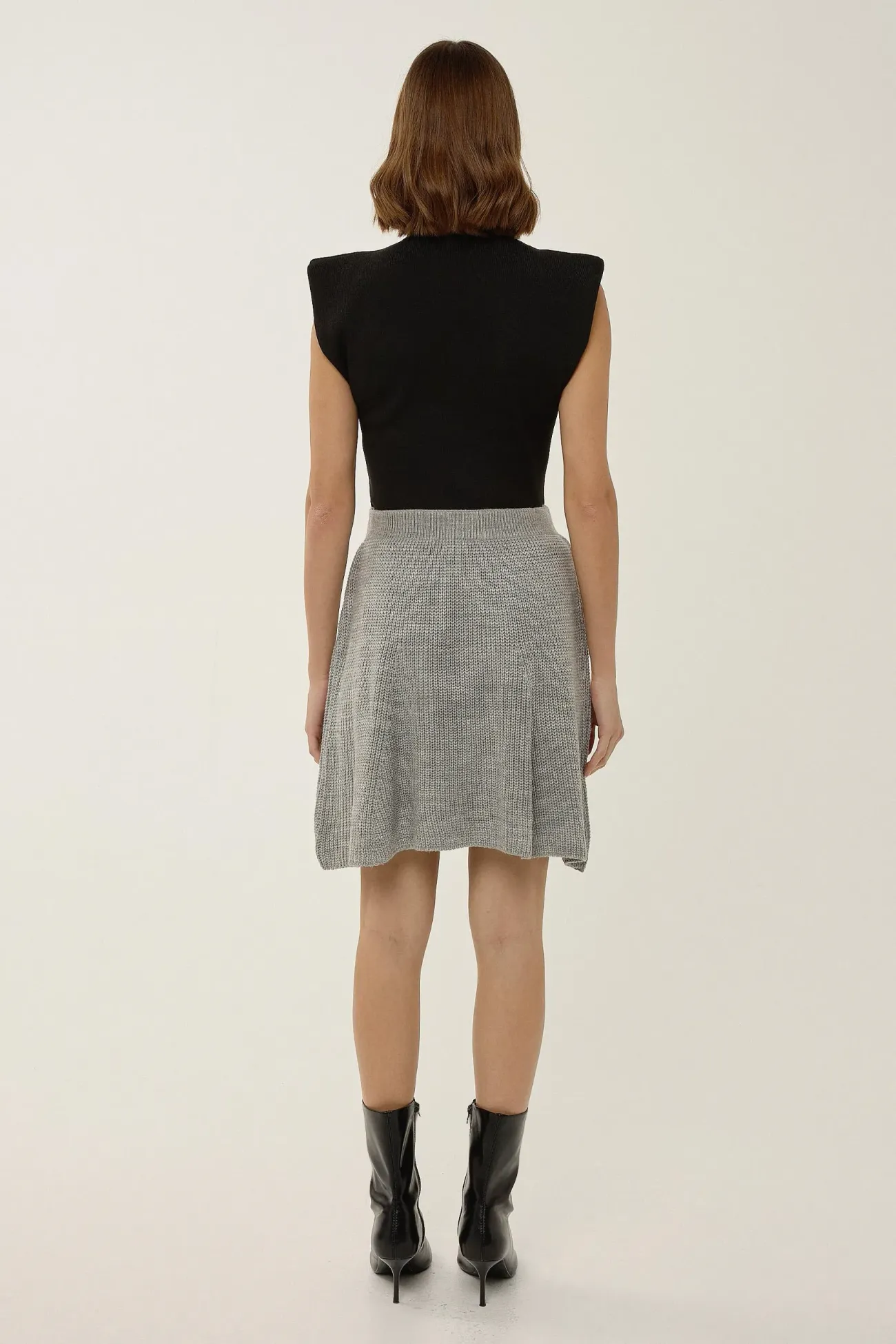Knit Mini Skirt 4