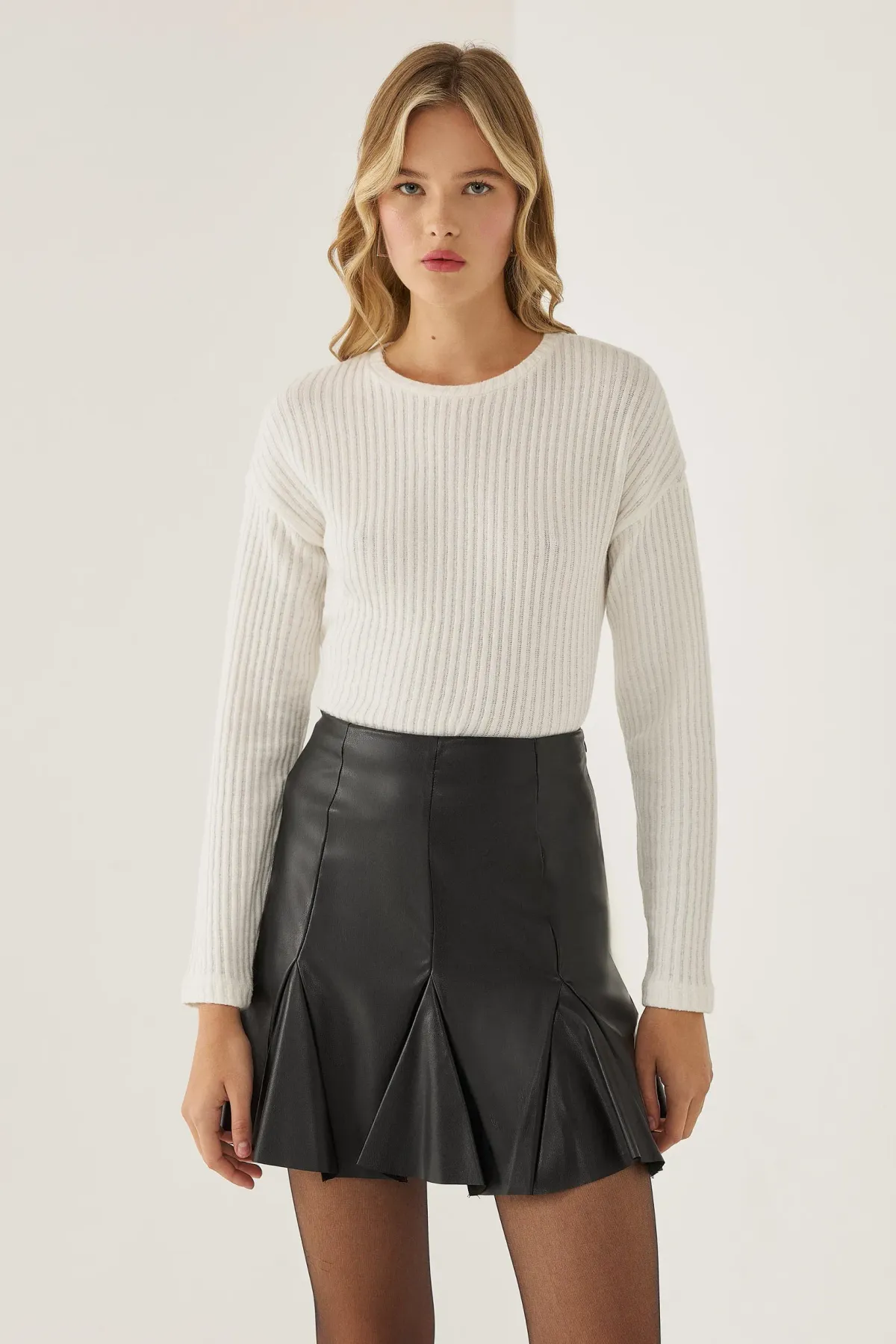 Crew Neck Jersey Top 1